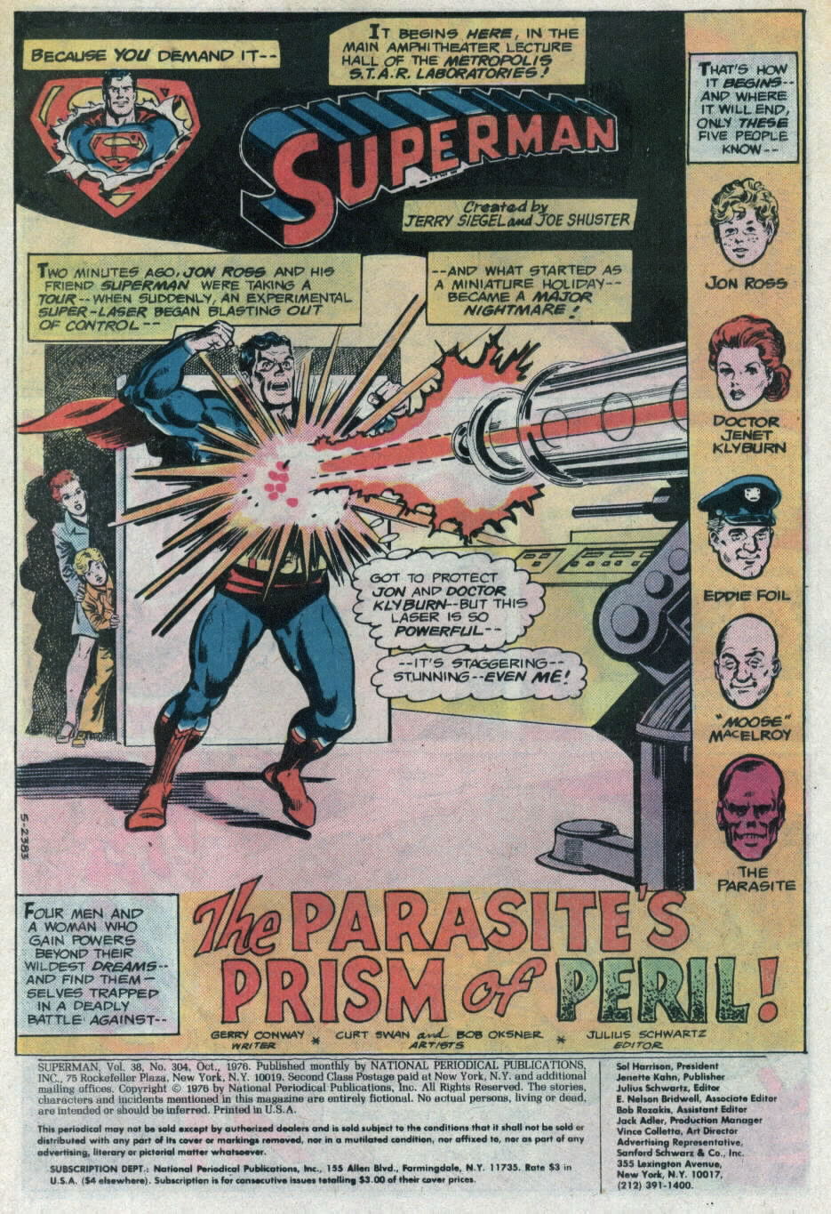 Read online Superman (1939) comic -  Issue #304 - 2