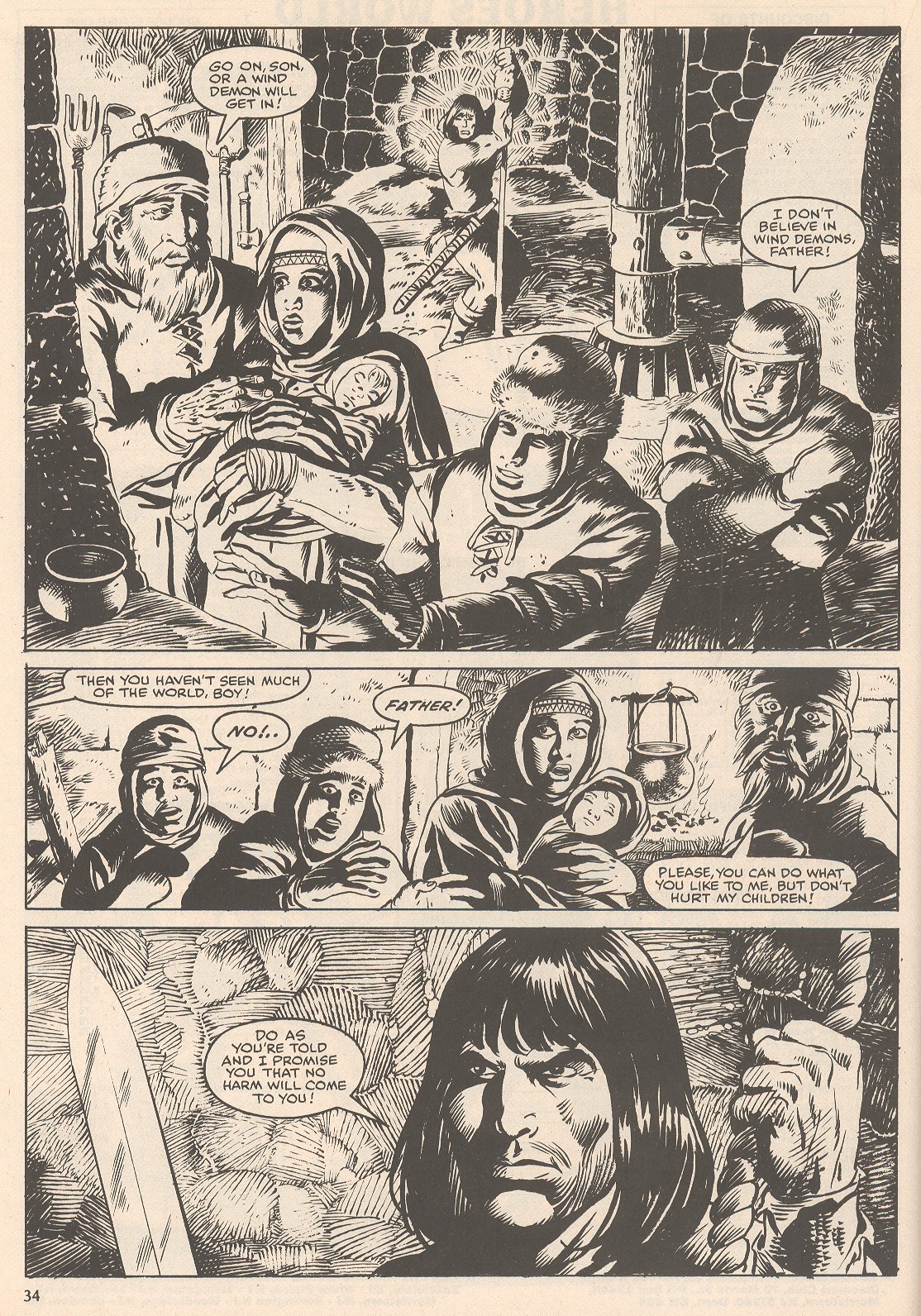 Read online The Savage Sword Of Conan comic -  Issue #105 - 34