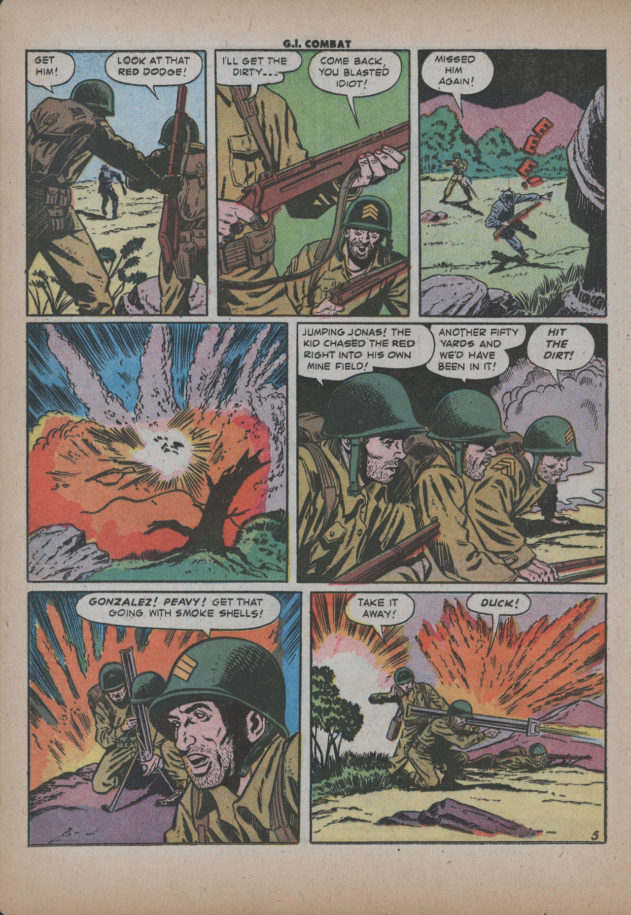 Read online G.I. Combat (1952) comic -  Issue #35 - 16