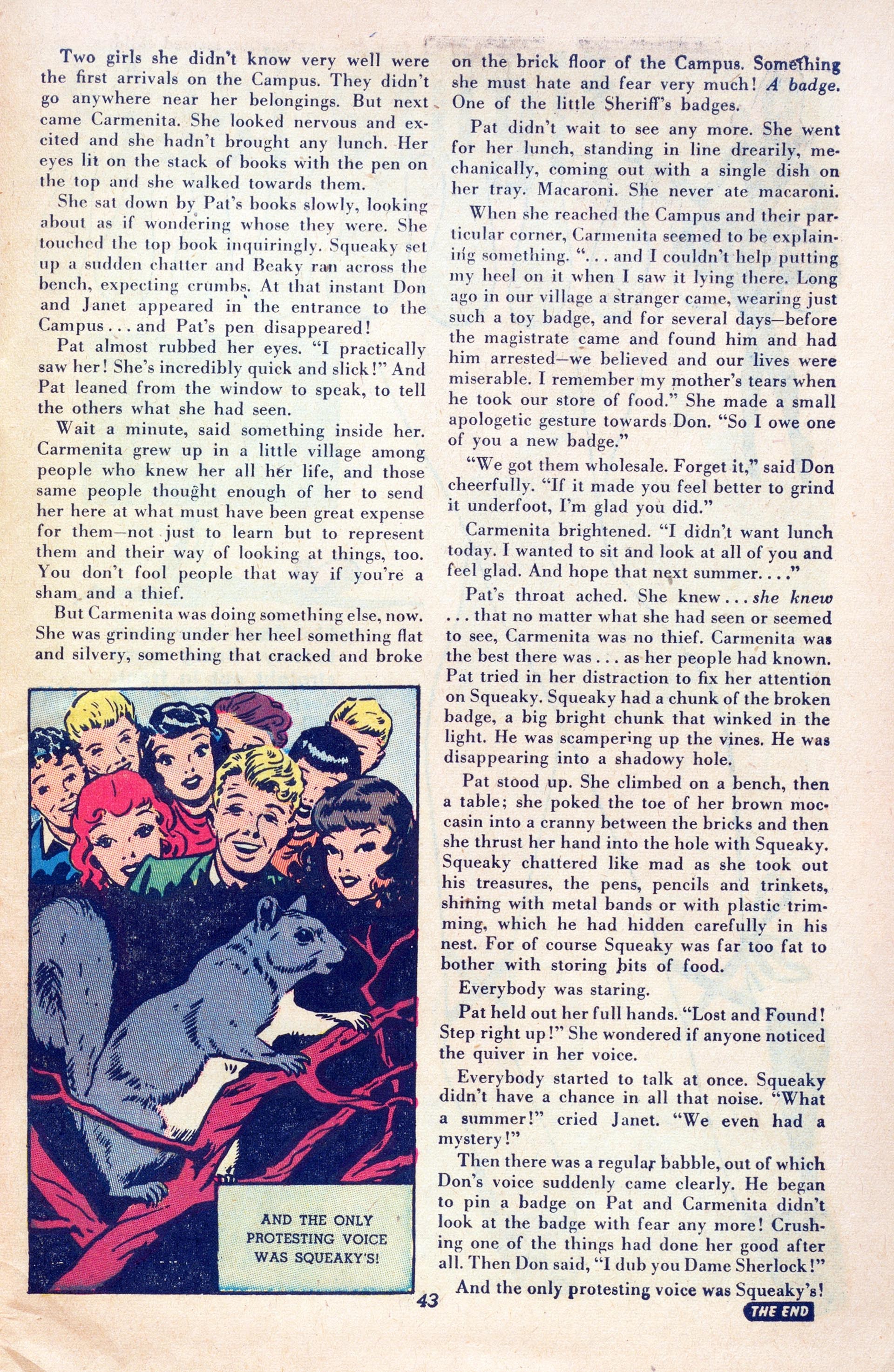 Read online Junior Miss (1947) comic -  Issue #27 - 36