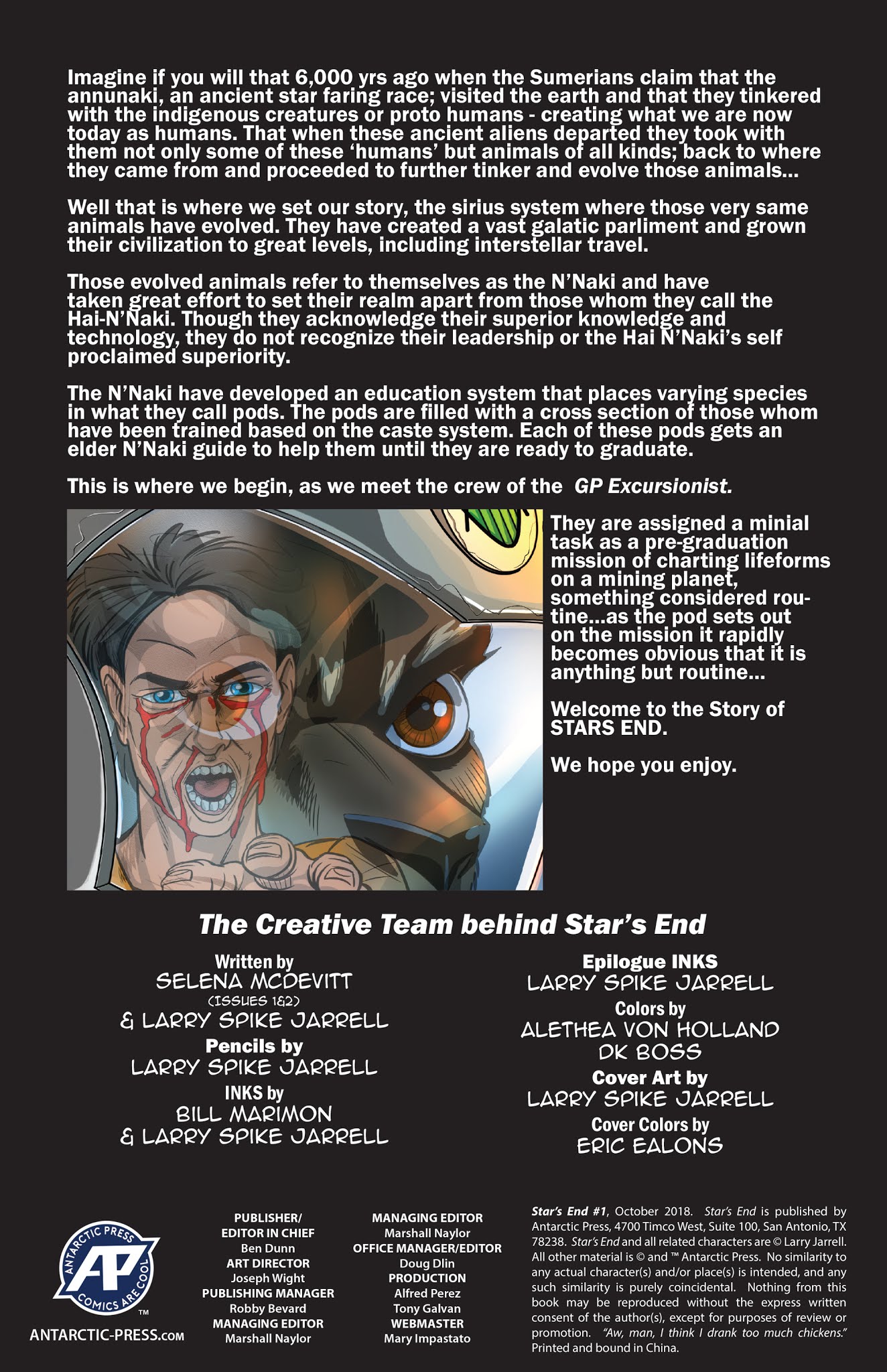 Read online Stars End comic -  Issue #1 - 2