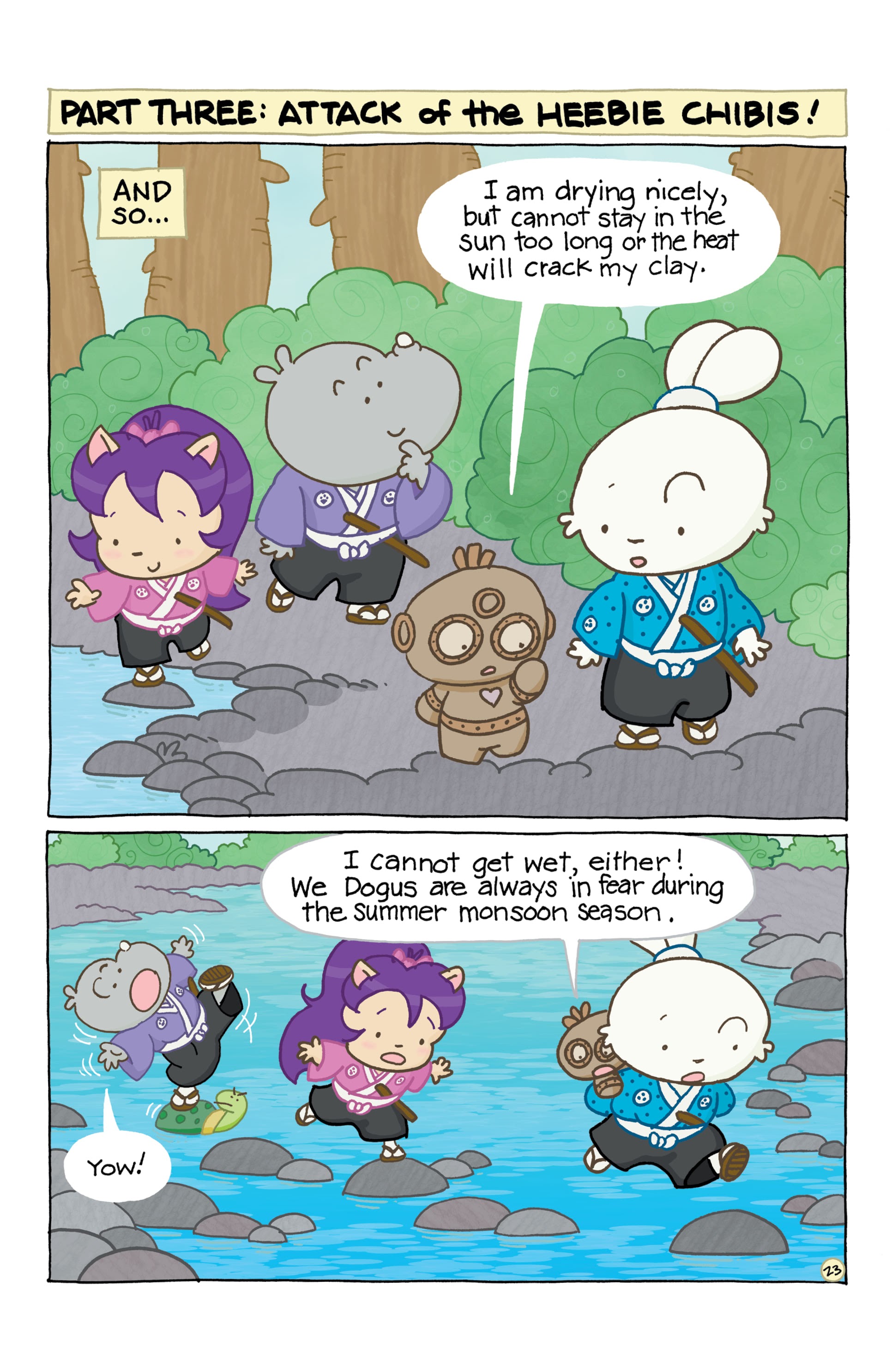 Read online Chibi-Usagi: Attack of the Heebie Chibis comic -  Issue # TPB - 28