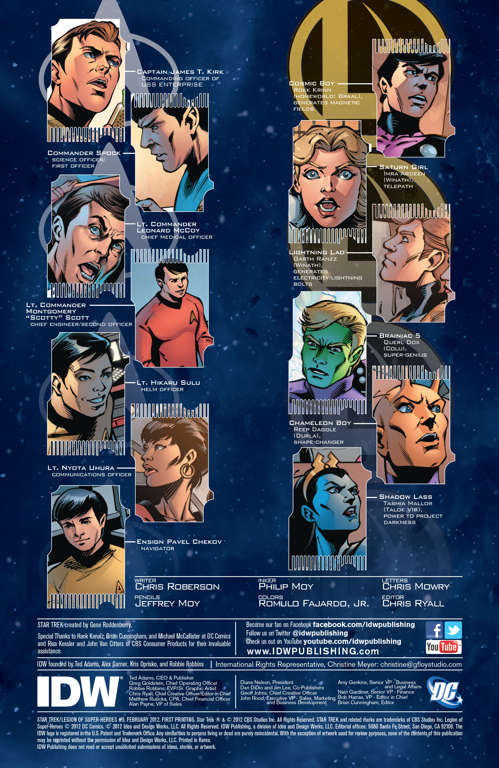 Read online Star Trek/Legion of Super-Heroes comic -  Issue #5 - 4