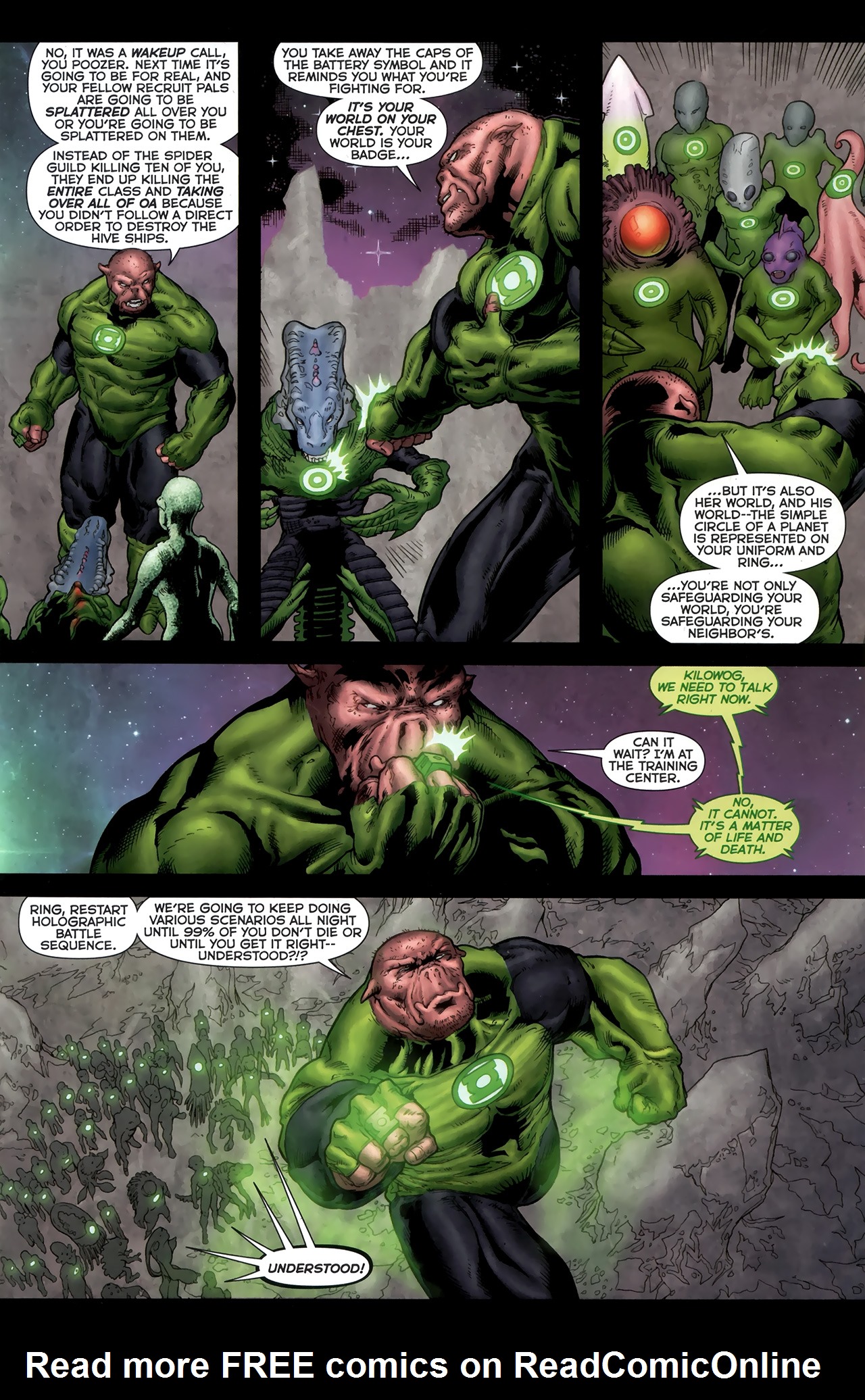 Read online Green Lantern Movie Prequel: Kilowog comic -  Issue # Full - 17