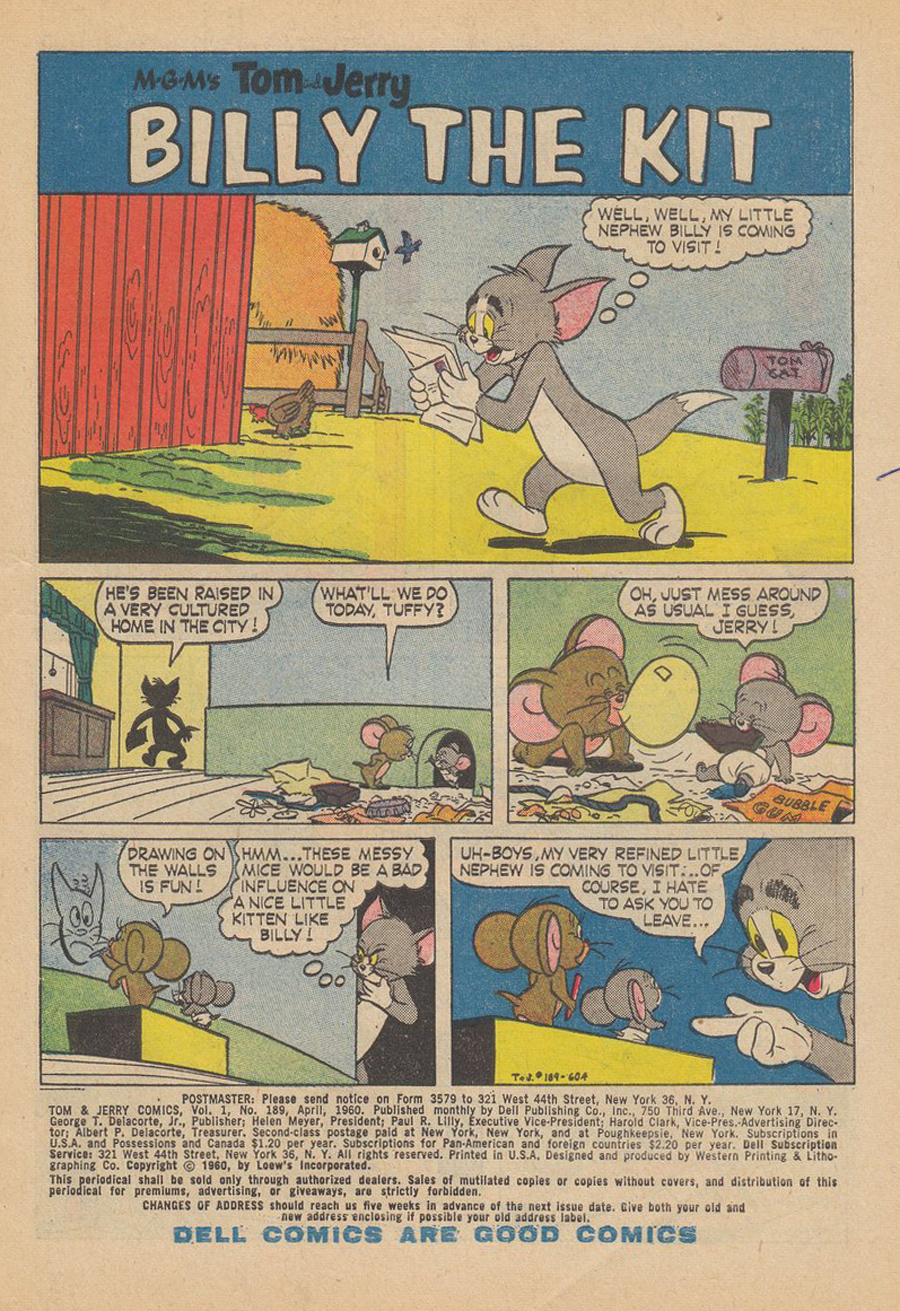 Read online Tom & Jerry Comics comic -  Issue #189 - 3