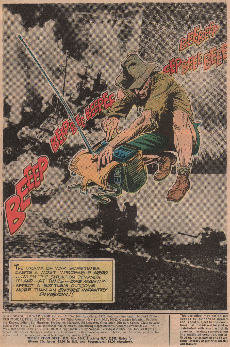 Read online Star Spangled War Stories (1952) comic -  Issue #164 - 3
