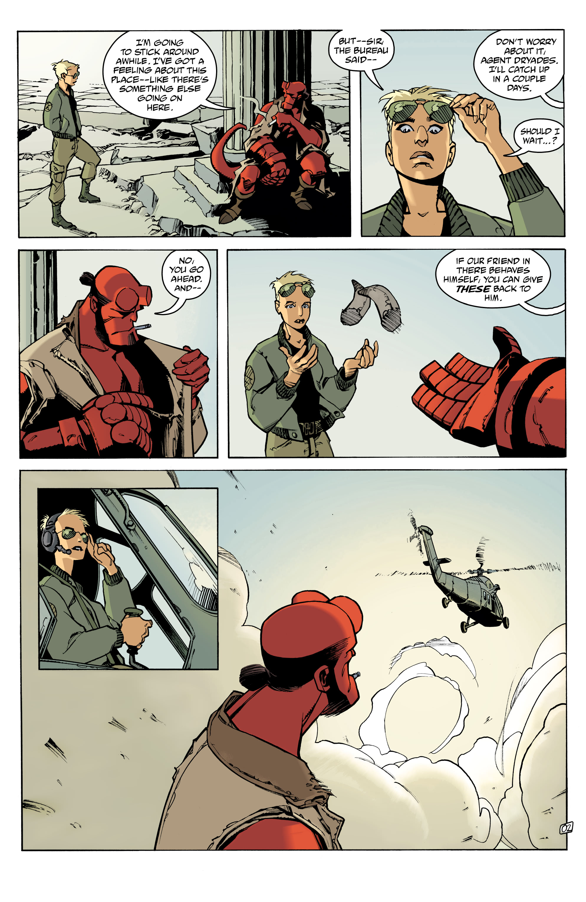 Read online Hellboy and the B.P.R.D.: Night of the Cyclops comic -  Issue # Full - 4