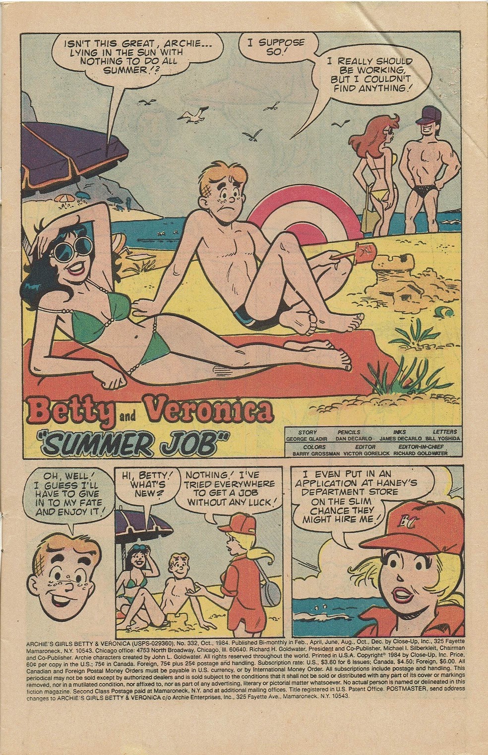 Read online Archie's Girls Betty and Veronica comic -  Issue #332 - 3