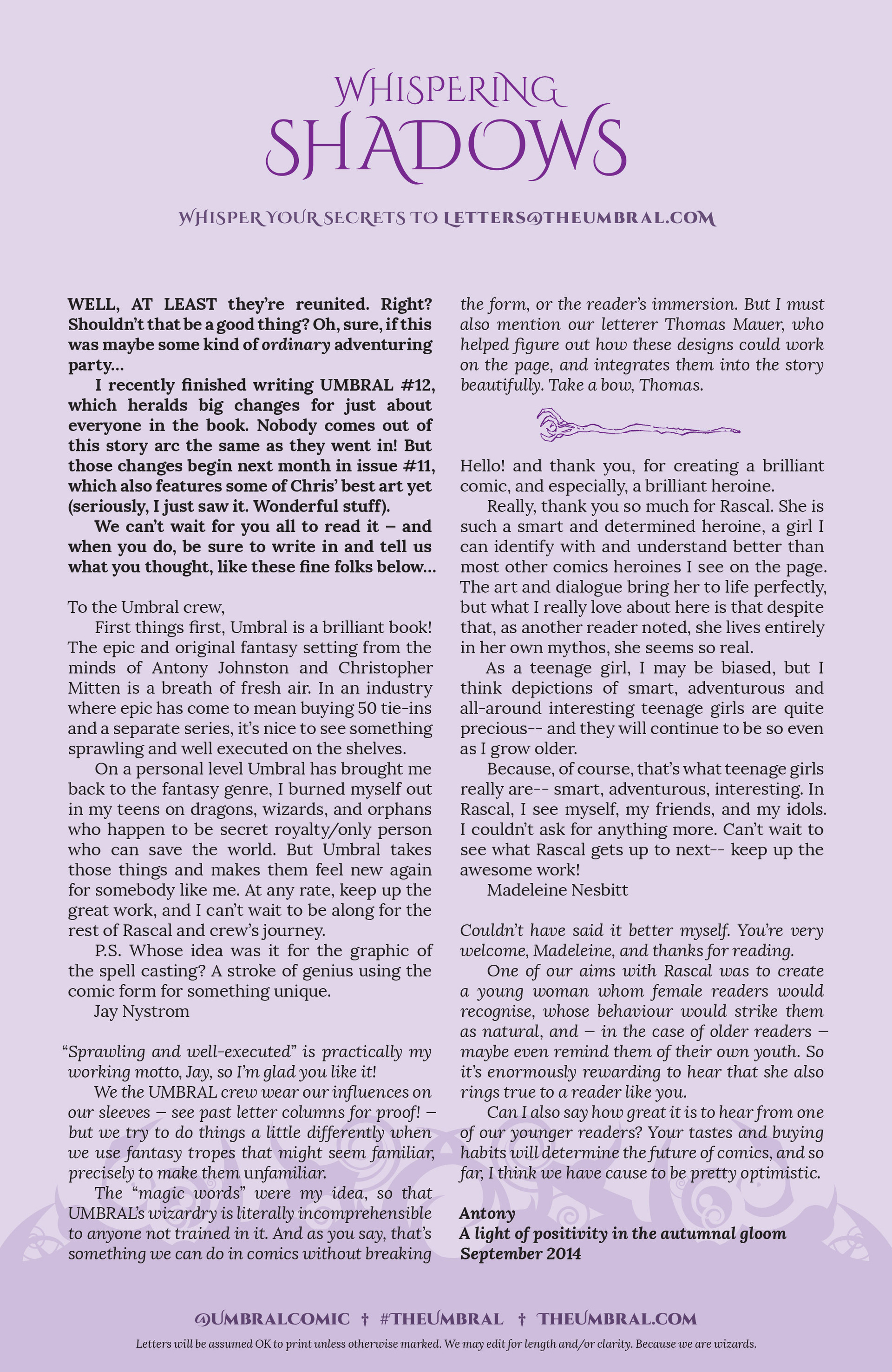 Read online Umbral comic -  Issue #10 - 28