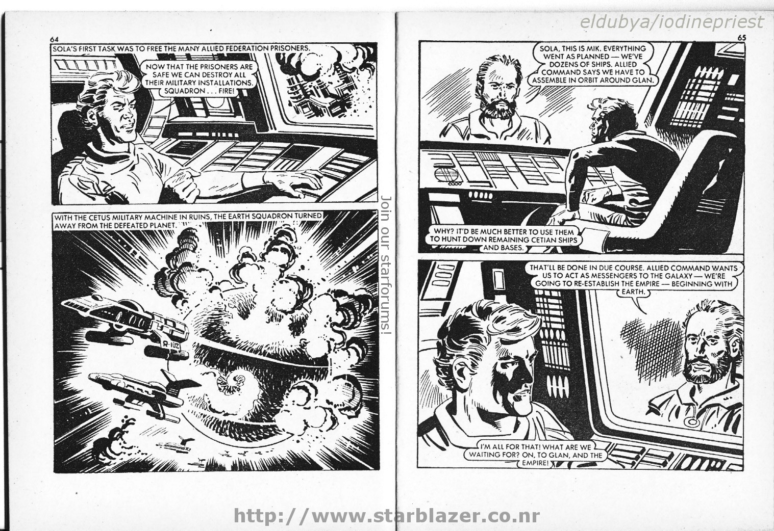 Read online Starblazer comic -  Issue #55 - 34