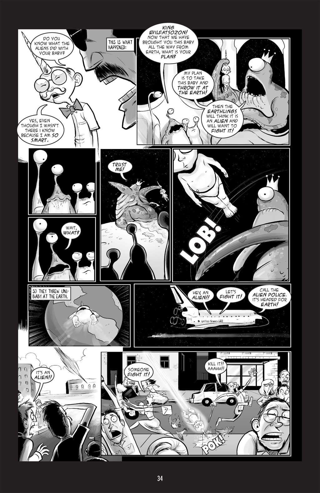 Read online Axe Cop comic -  Issue # TPB 1 - 34