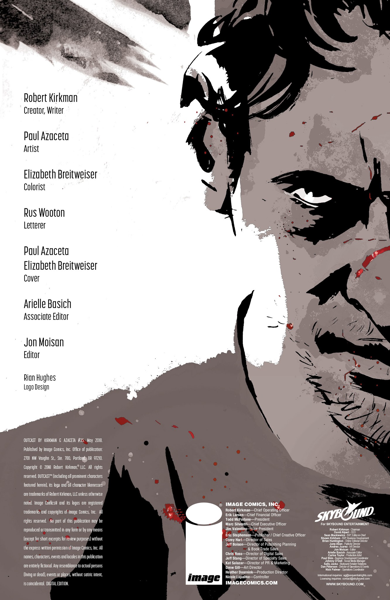 Read online Outcast by Kirkman & Azaceta comic -  Issue #35 - 2