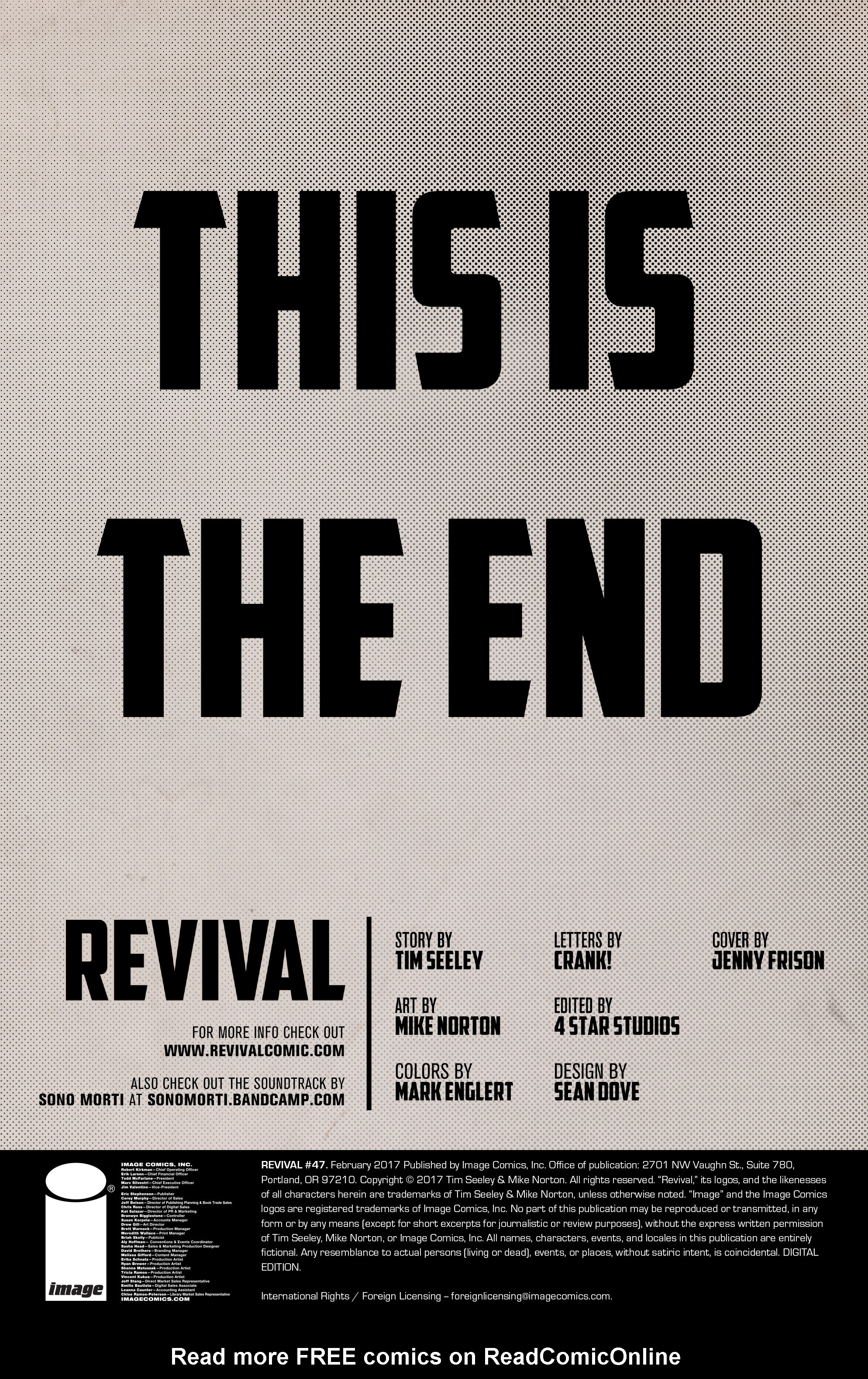 Read online Revival comic -  Issue #47 - 2