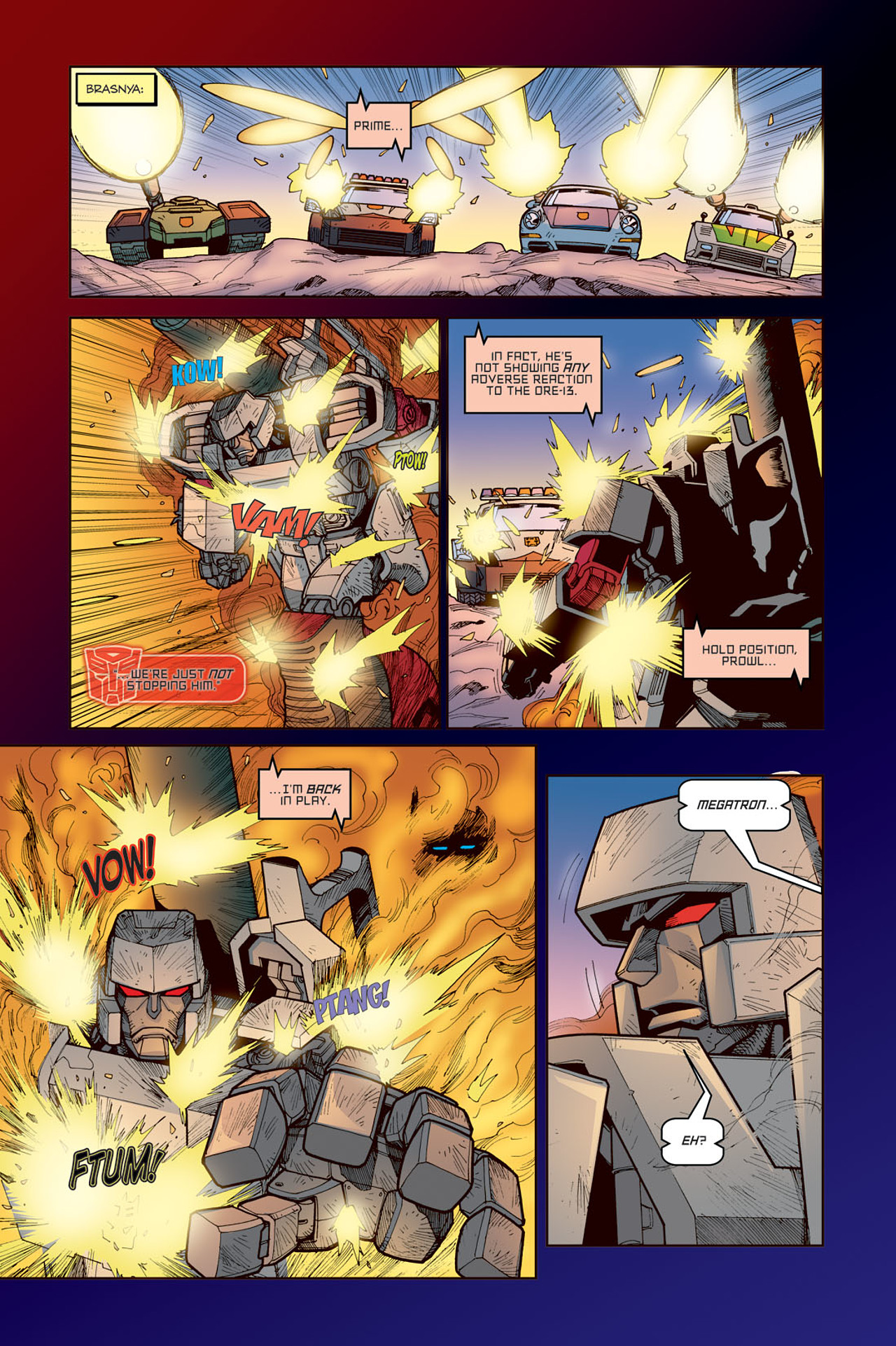 Read online The Transformers: Escalation comic -  Issue #6 - 19