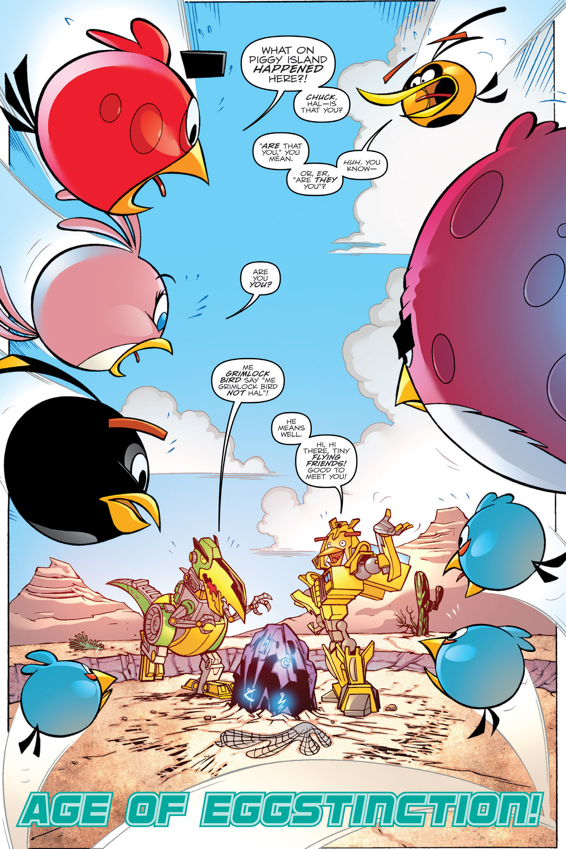 Read online Angry Birds Transformers: Age of Eggstinction comic -  Issue # Full - 28