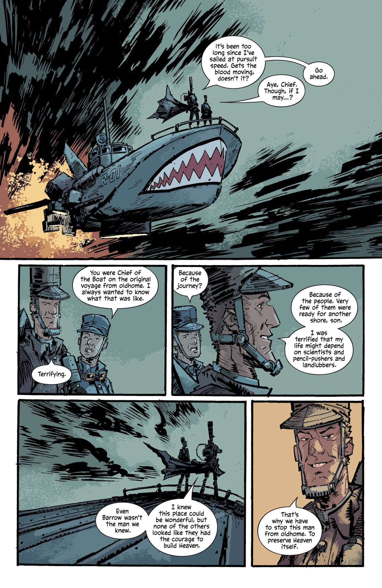 Read online Cemetery Beach comic -  Issue #5 - 7
