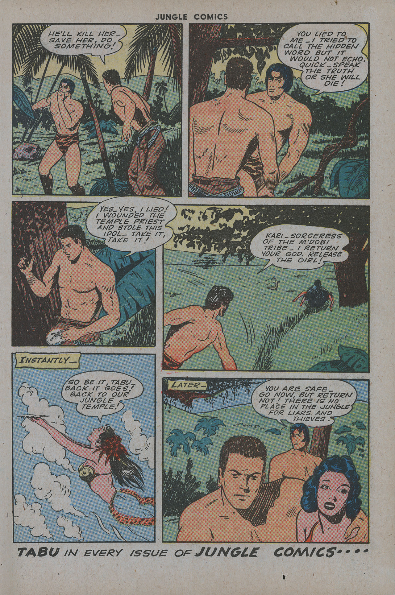 Read online Jungle Comics comic -  Issue #64 - 35