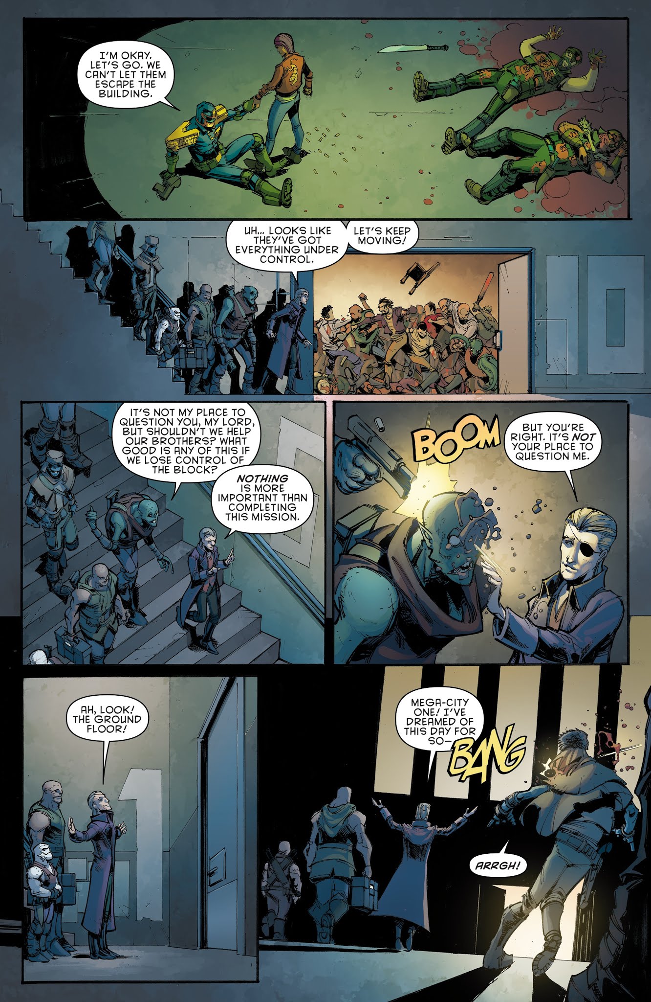 Read online Judge Dredd: Under Siege comic -  Issue #4 - 18
