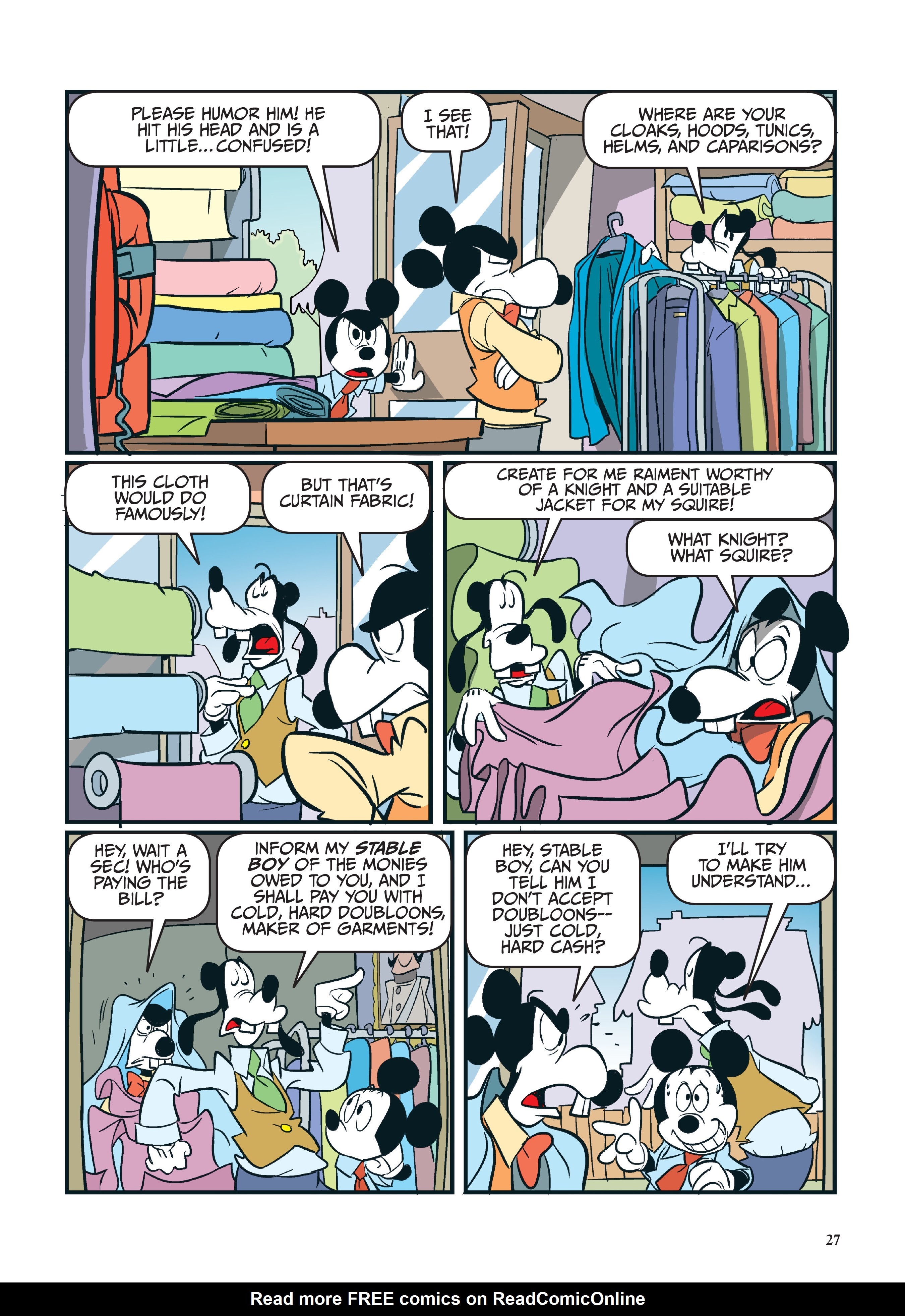 Read online Disney Don Quixote, Starring Goofy and Mickey Mouse comic -  Issue # TPB - 28