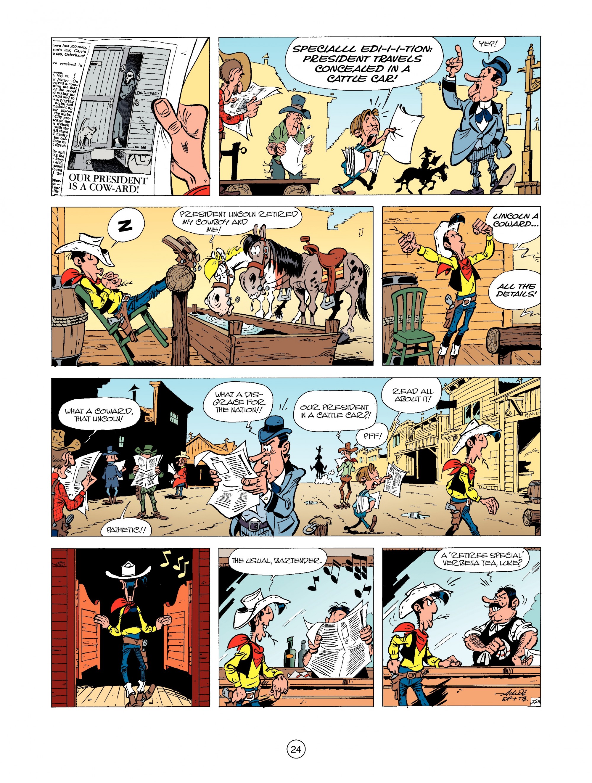 Read online A Lucky Luke Adventure comic -  Issue #31 - 24