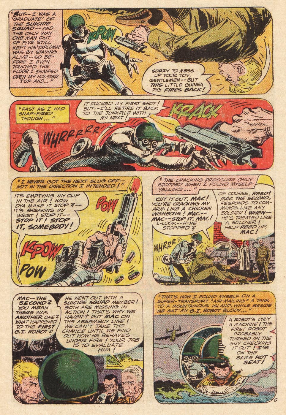 Read online Star Spangled War Stories (1952) comic -  Issue #125 - 7