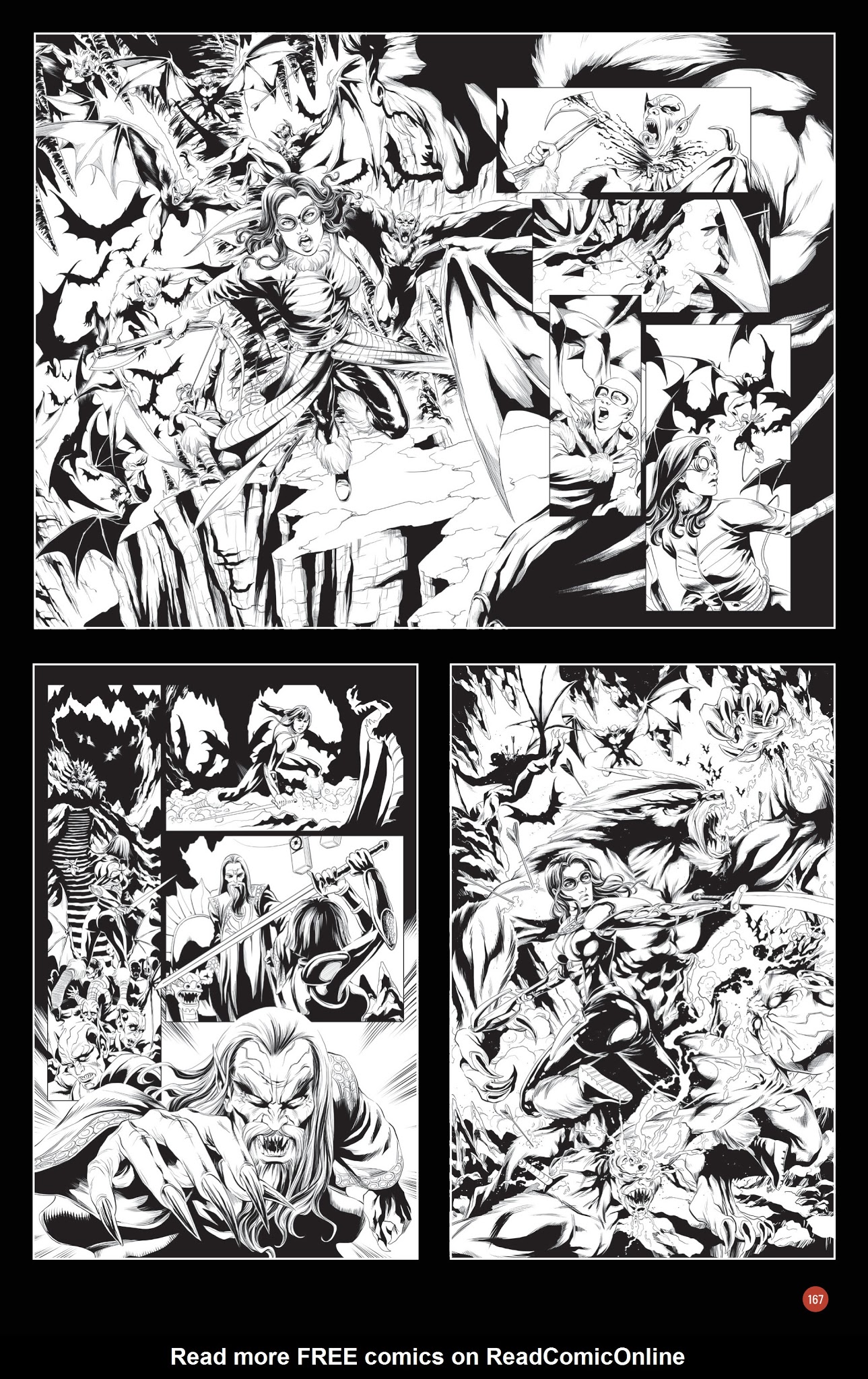 Read online Van Helsing vs. Werewolf comic -  Issue # _TPB 1 - 167