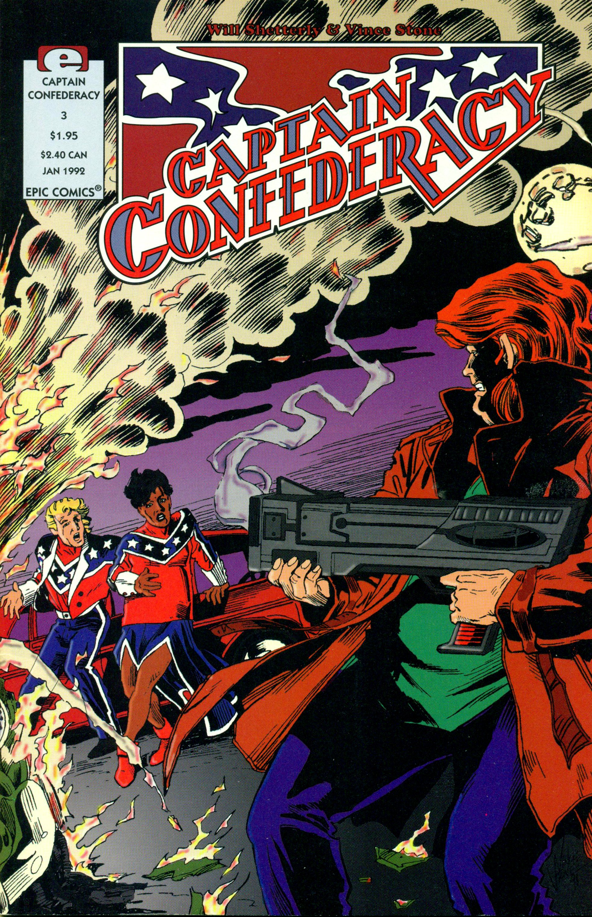 Read online Captain Confederacy (1991) comic -  Issue #3 - 1