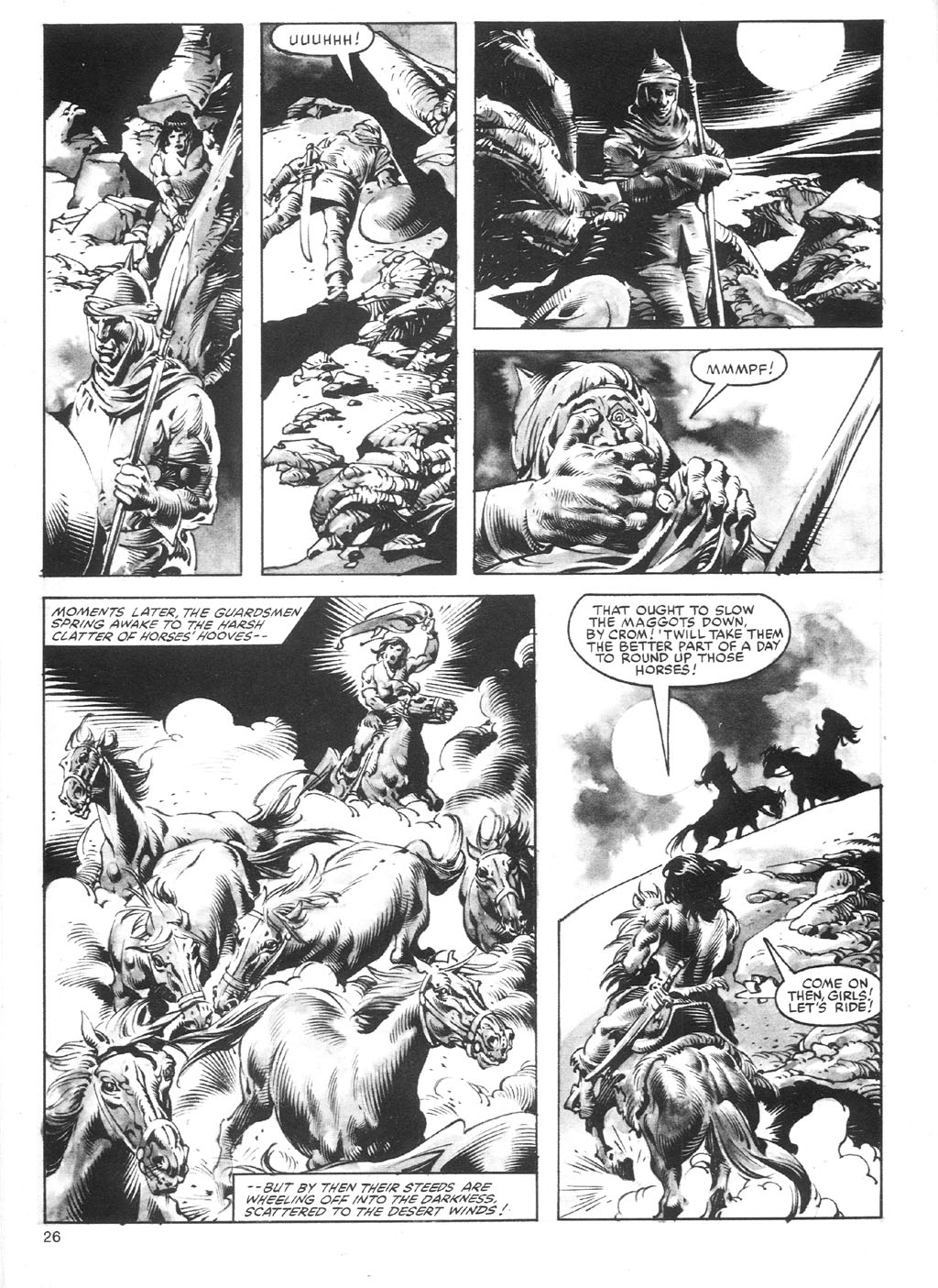 Read online The Savage Sword Of Conan comic -  Issue #88 - 26