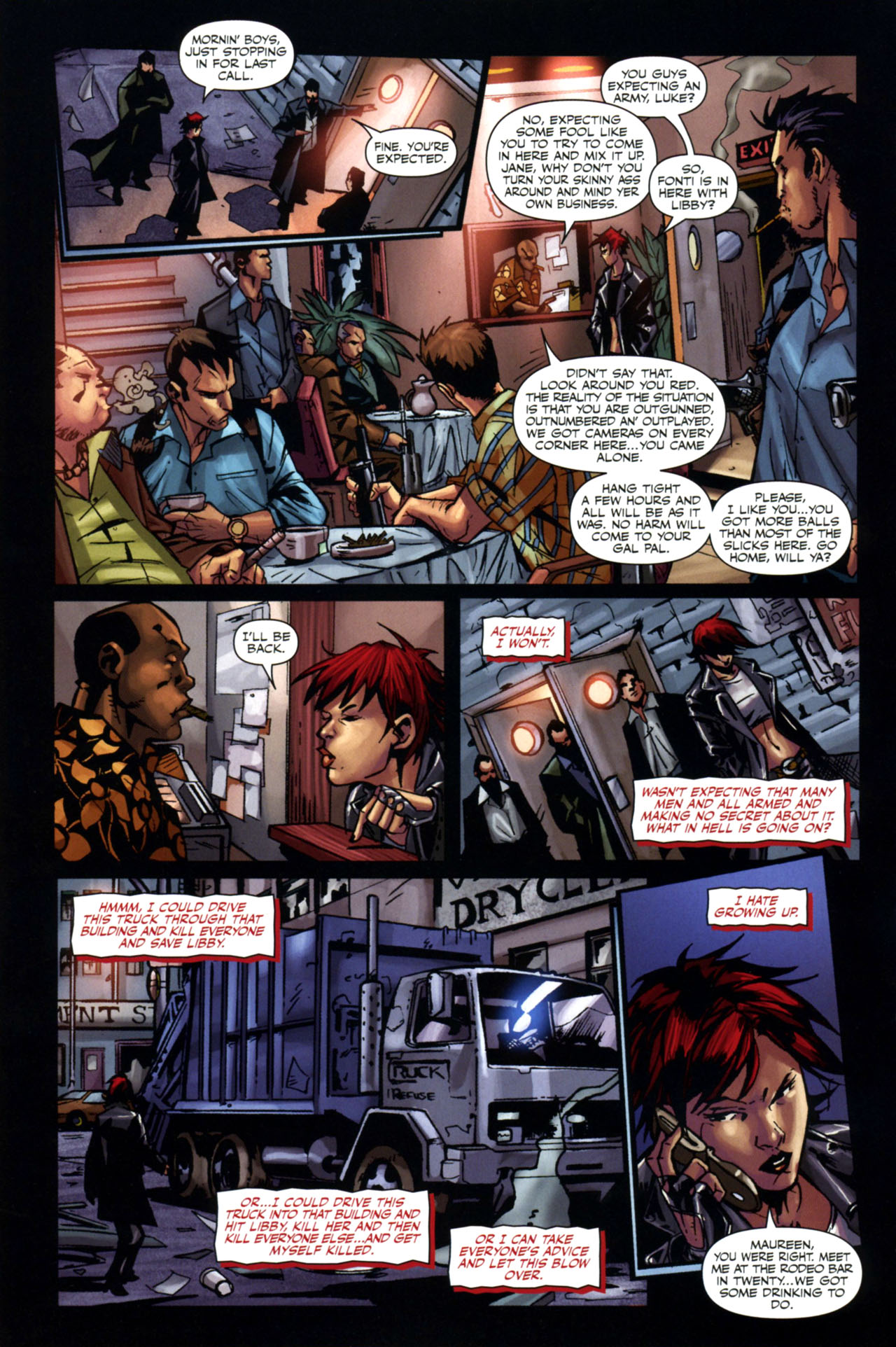 Read online Painkiller Jane Vs. Terminator comic -  Issue #1 - 14