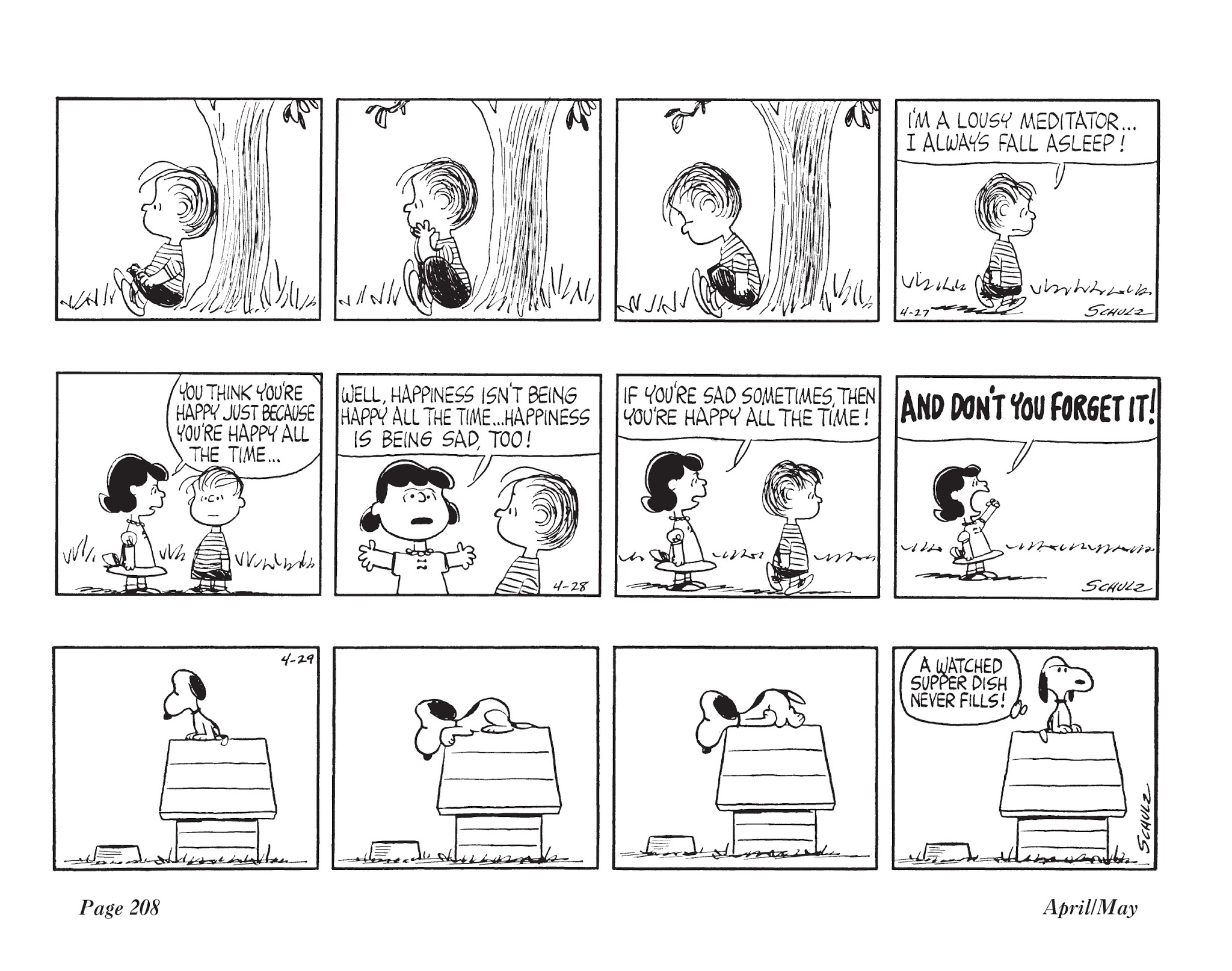 Read online The Complete Peanuts comic -  Issue # TPB 7 - 219