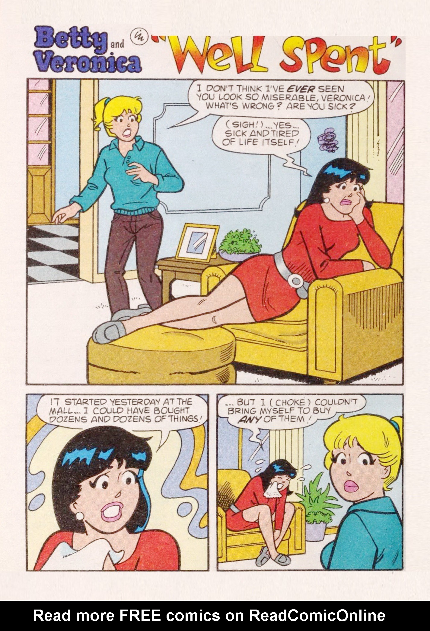Read online Betty and Veronica Digest Magazine comic -  Issue #172 - 60