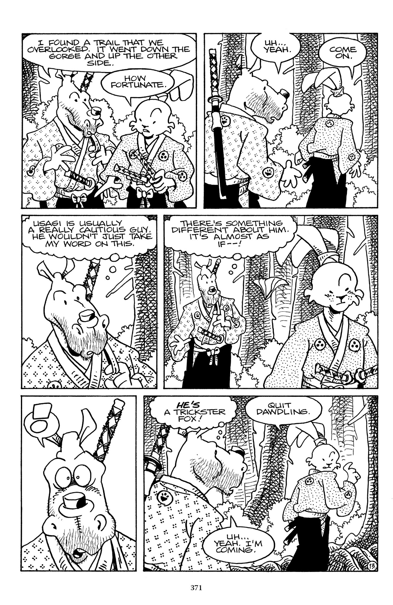 Read online The Usagi Yojimbo Saga comic -  Issue # TPB 6 - 369