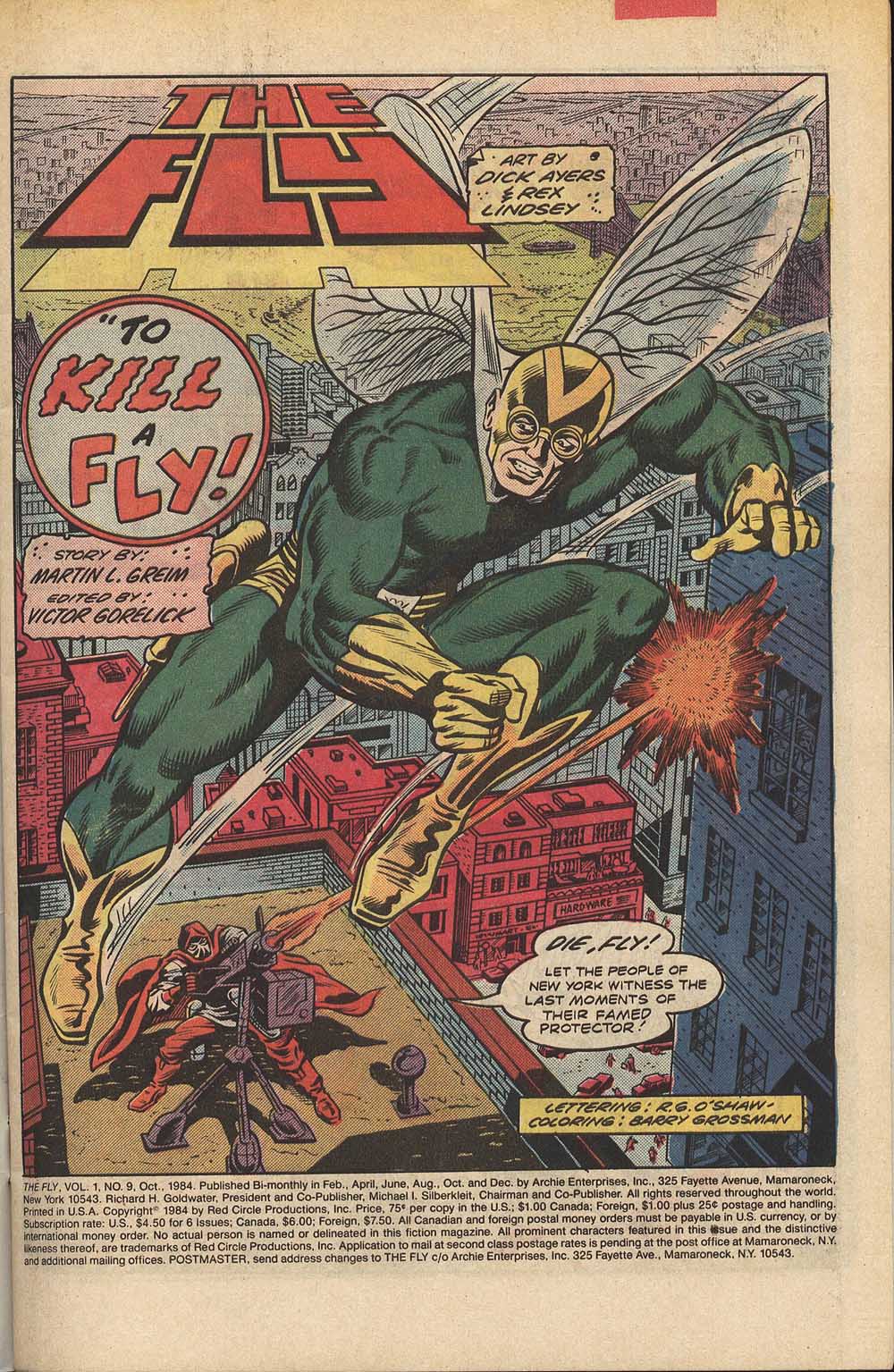 Read online The Fly (1983) comic -  Issue #9 - 2