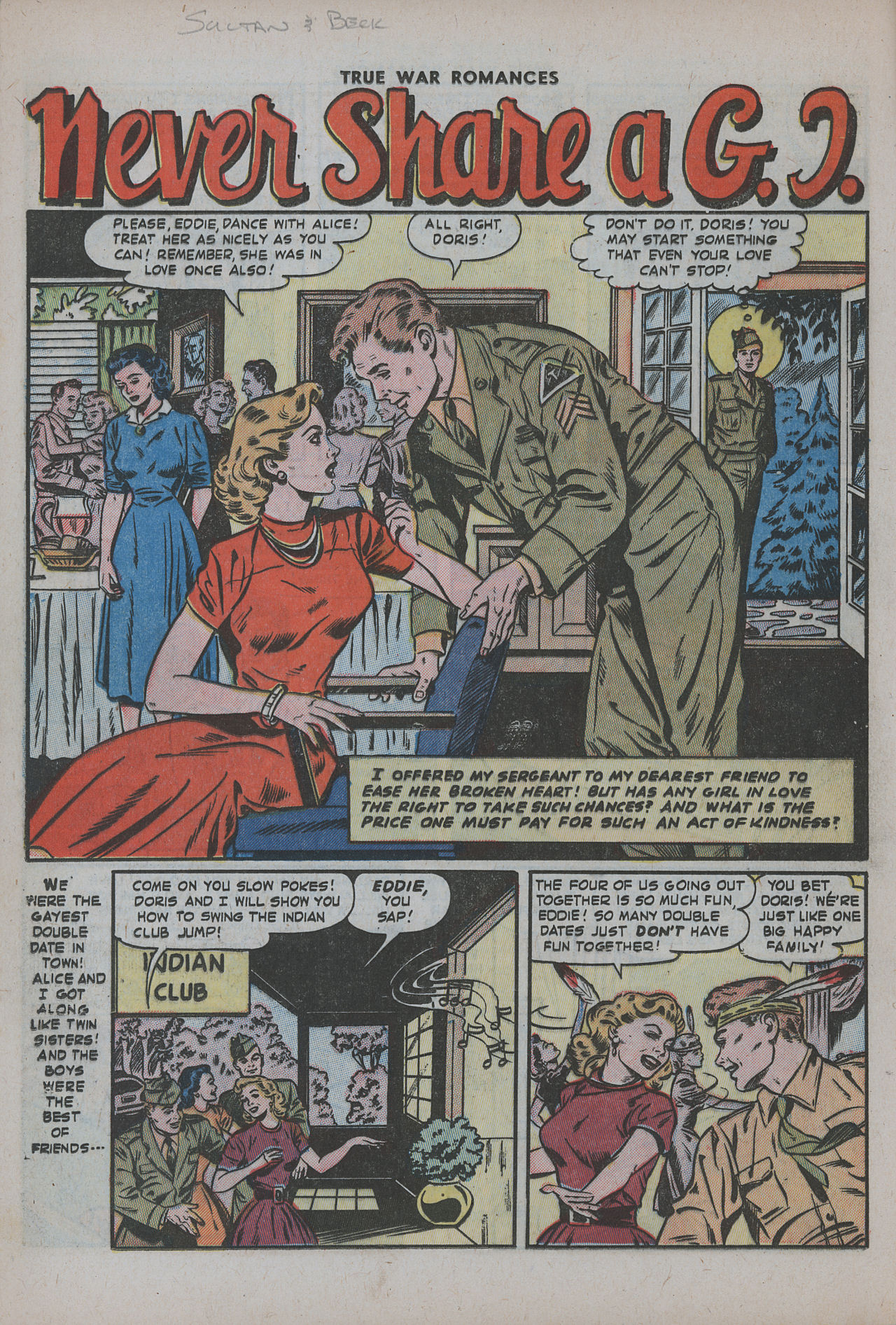 Read online True War Romances comic -  Issue #15 - 12