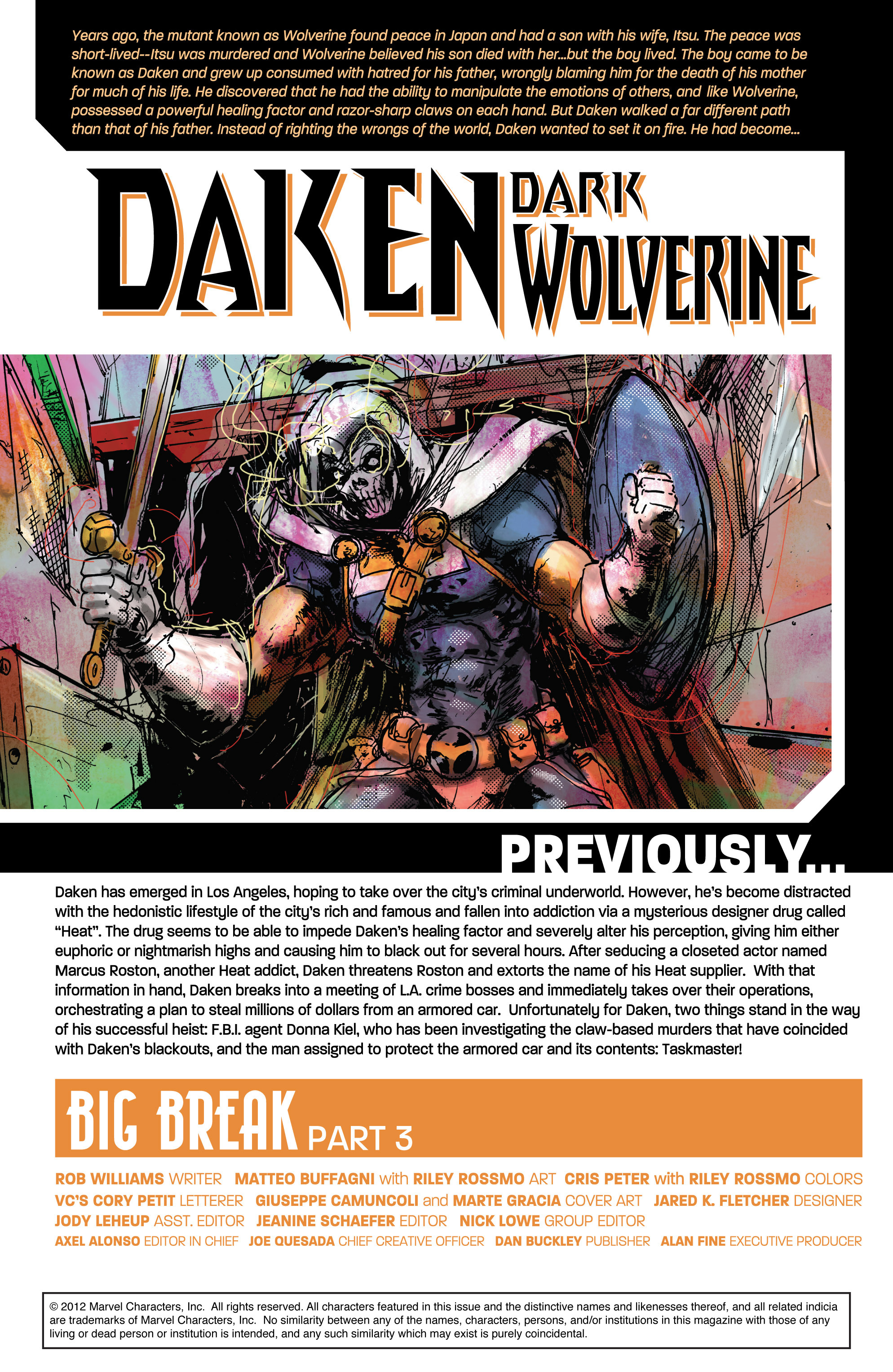 Read online Daken: Dark Wolverine comic -  Issue #12 - 2