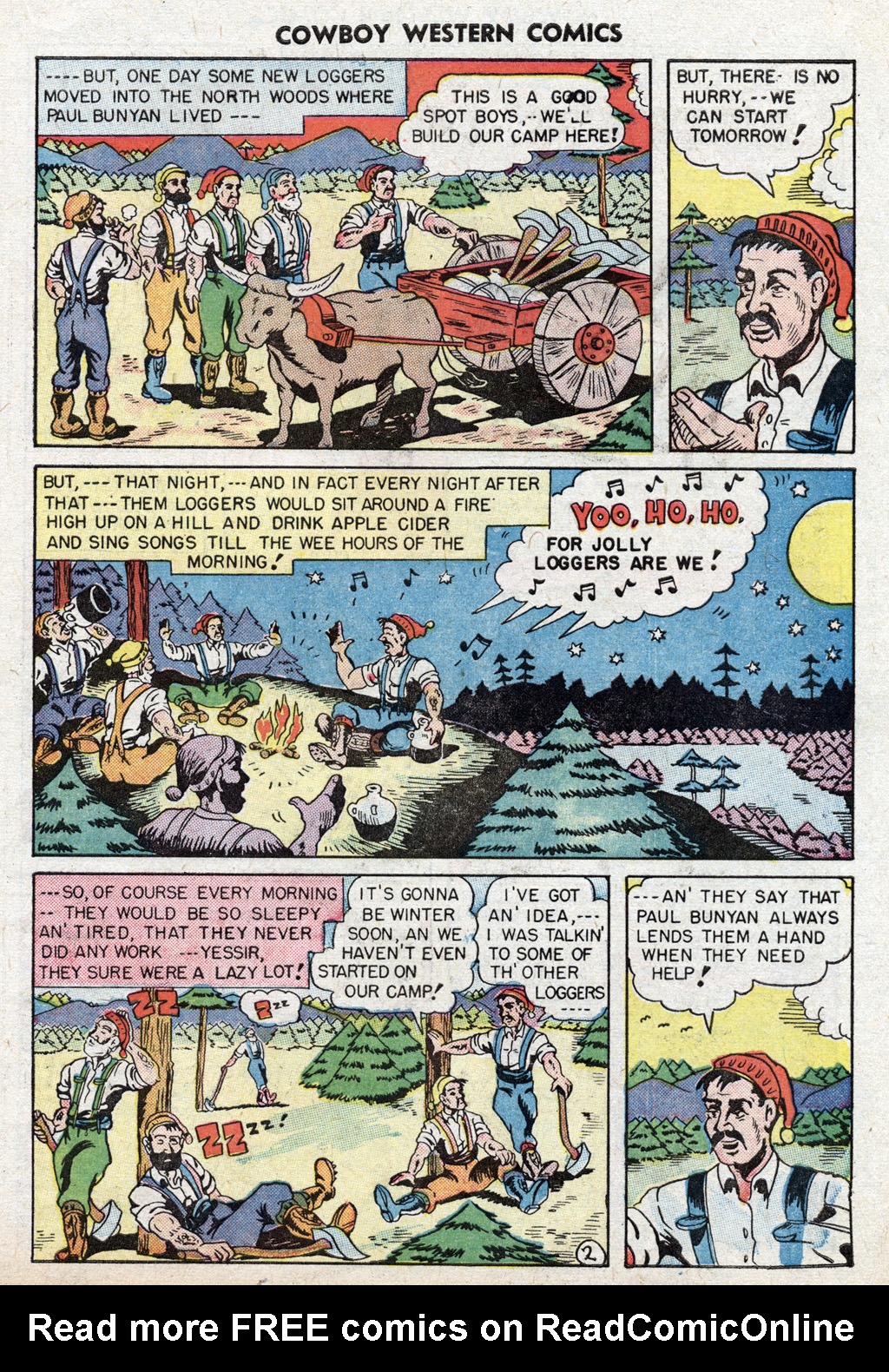 Read online Cowboy Western Comics (1948) comic -  Issue #22 - 21