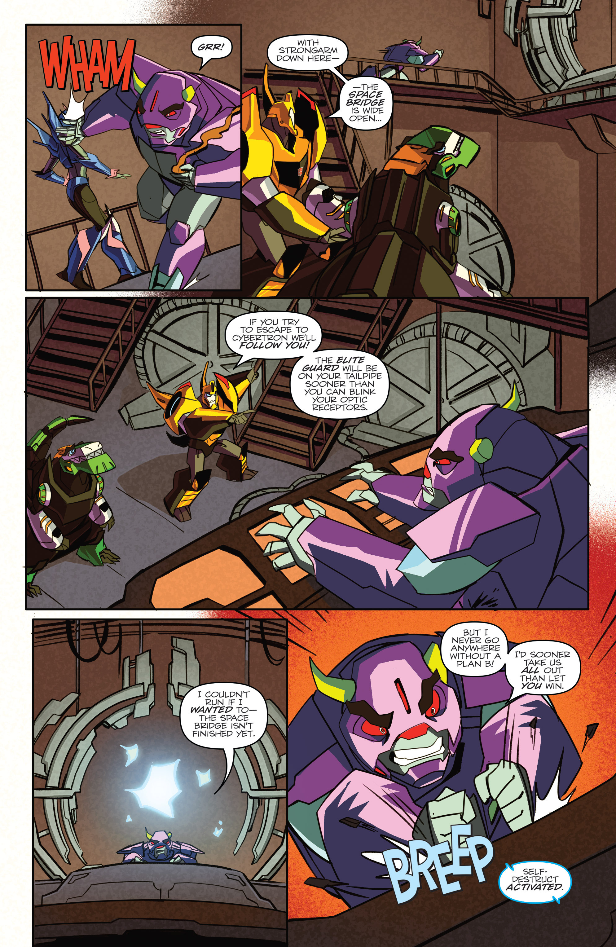 Read online Transformers: Robots In Disguise (2015) comic -  Issue #4 - 19