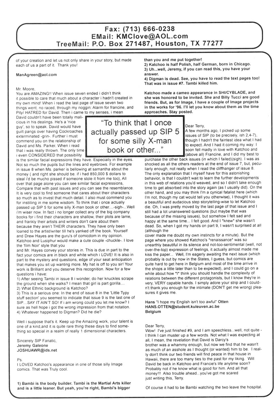 Read online Strangers in Paradise (1994) comic -  Issue #10 - 24