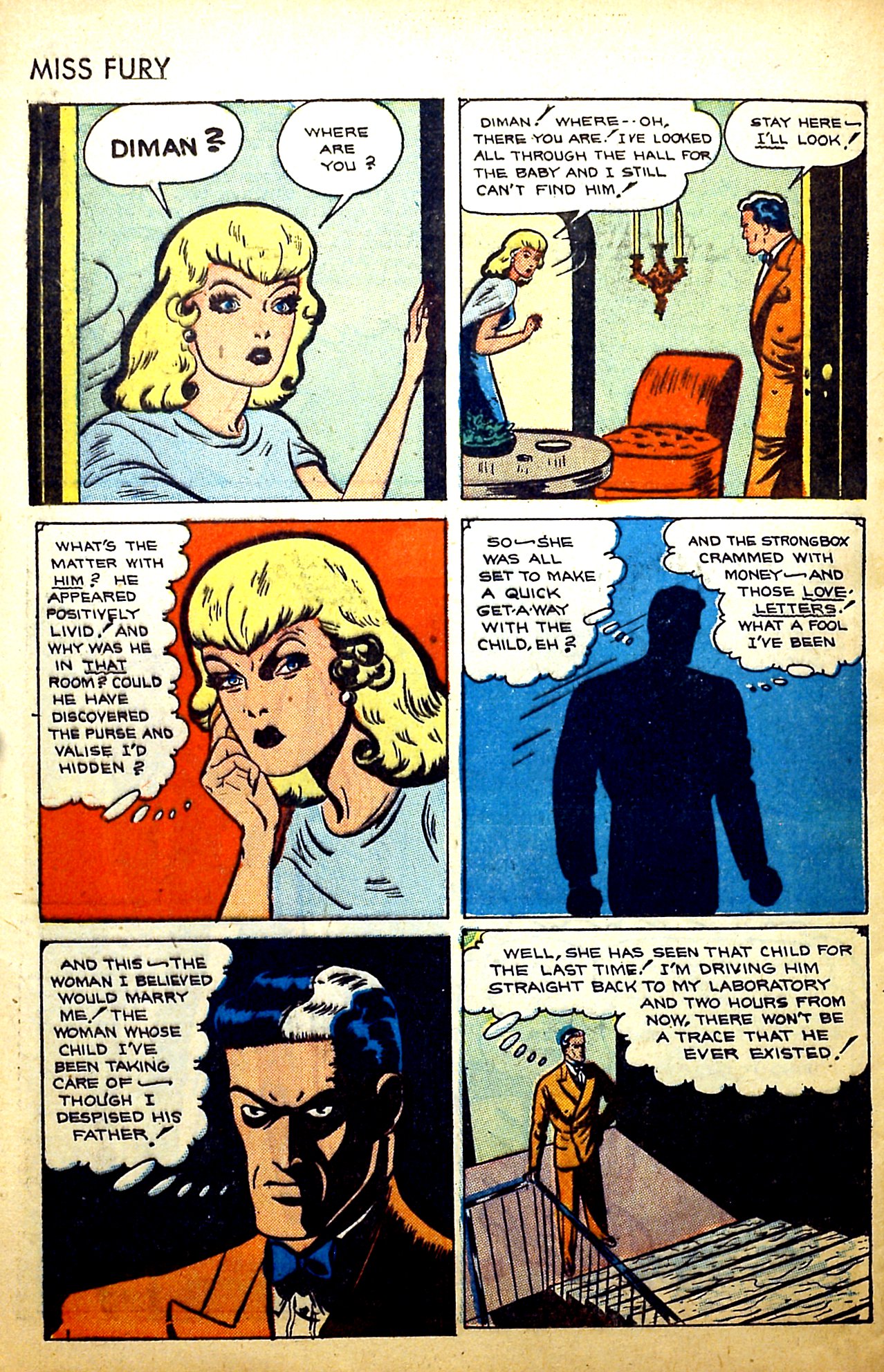 Read online Miss Fury (1942) comic -  Issue #8 - 29