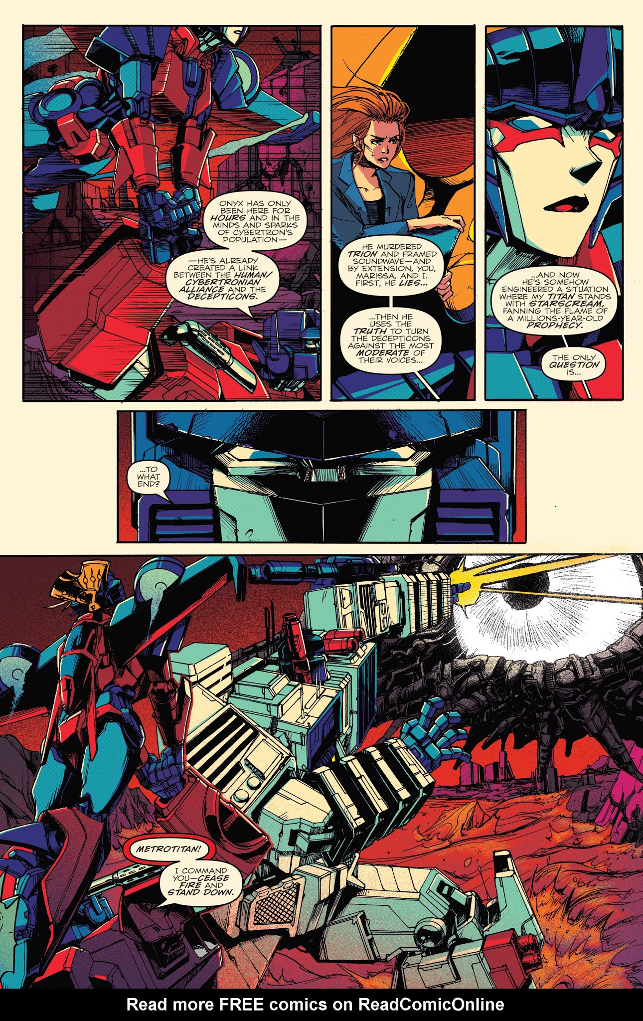 Read online Optimus Prime comic -  Issue #17 - 20