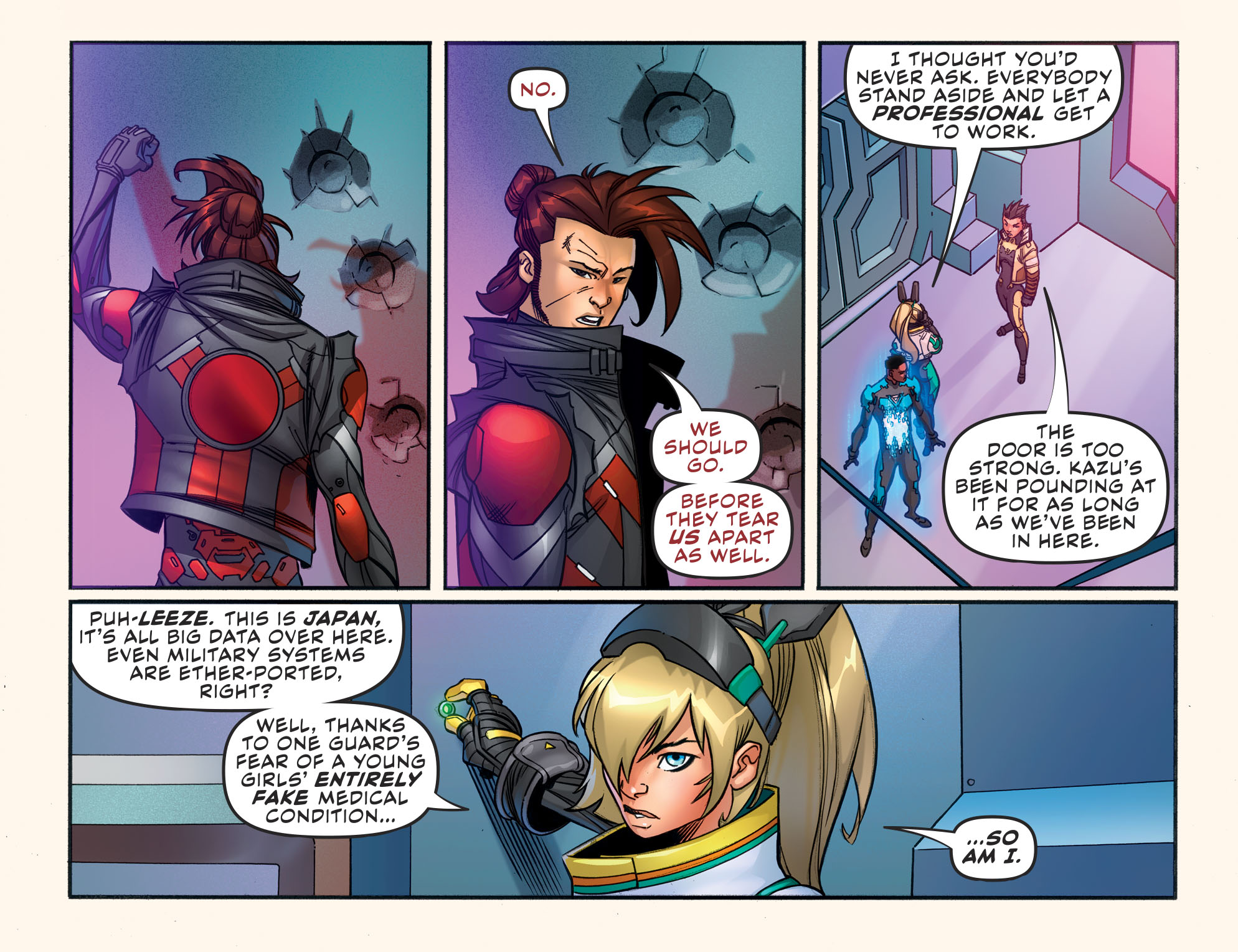 Read online gen:Lock comic -  Issue #4 - 5