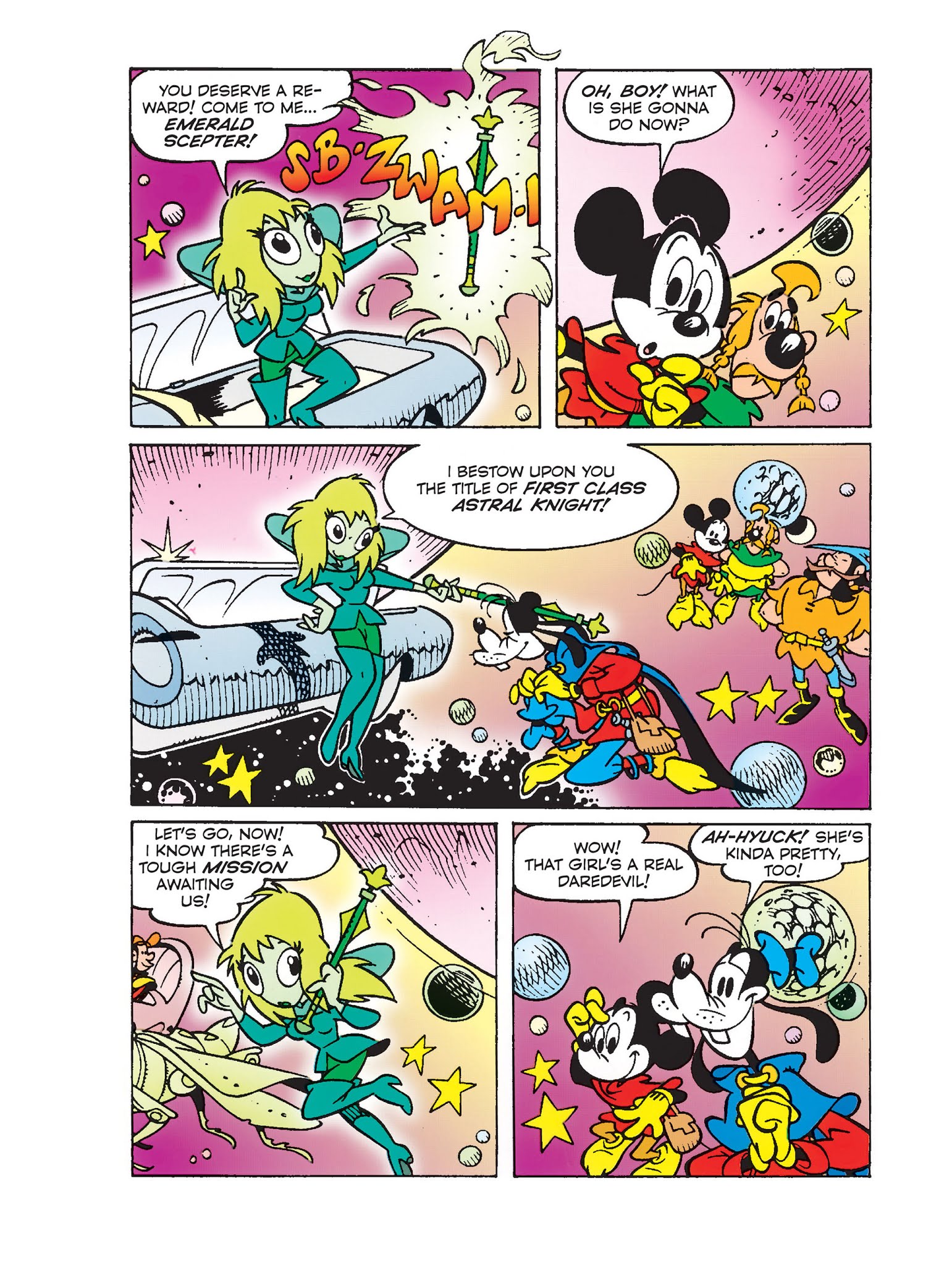 Read online Mickey Mouse and the Sleeping Beauty in the Stars comic -  Issue #2 - 18