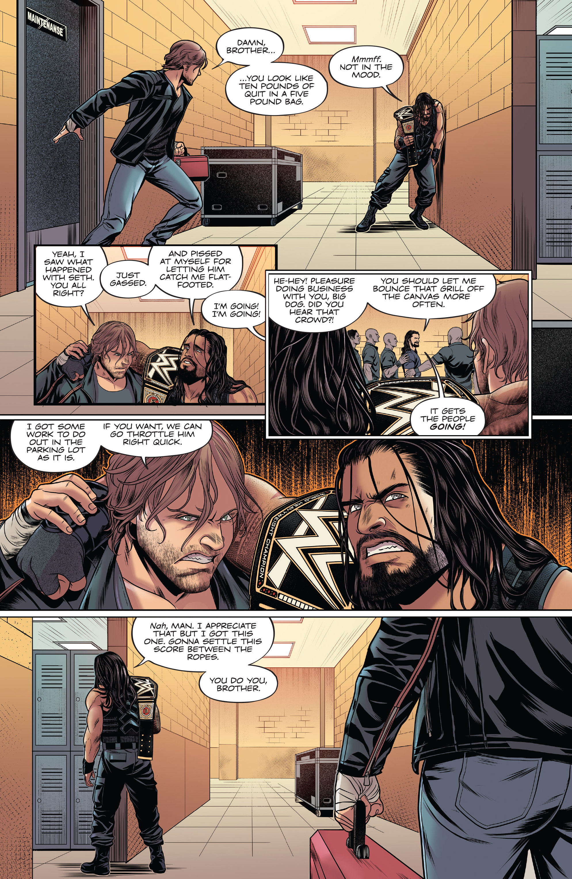 Read online WWE comic -  Issue #5 - 6