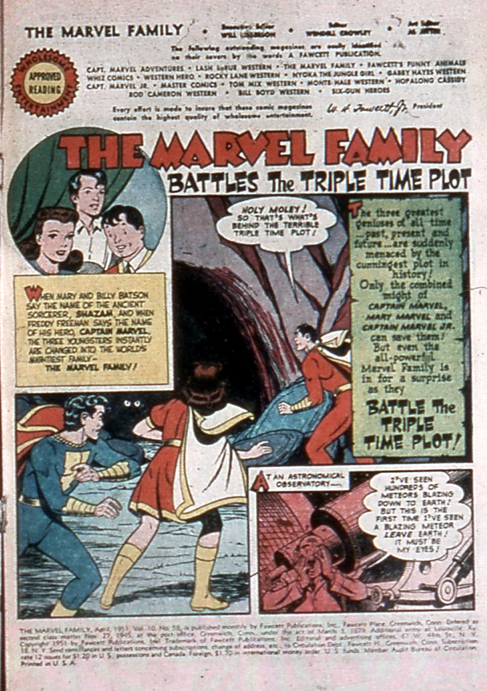 Read online The Marvel Family comic -  Issue #58 - 3