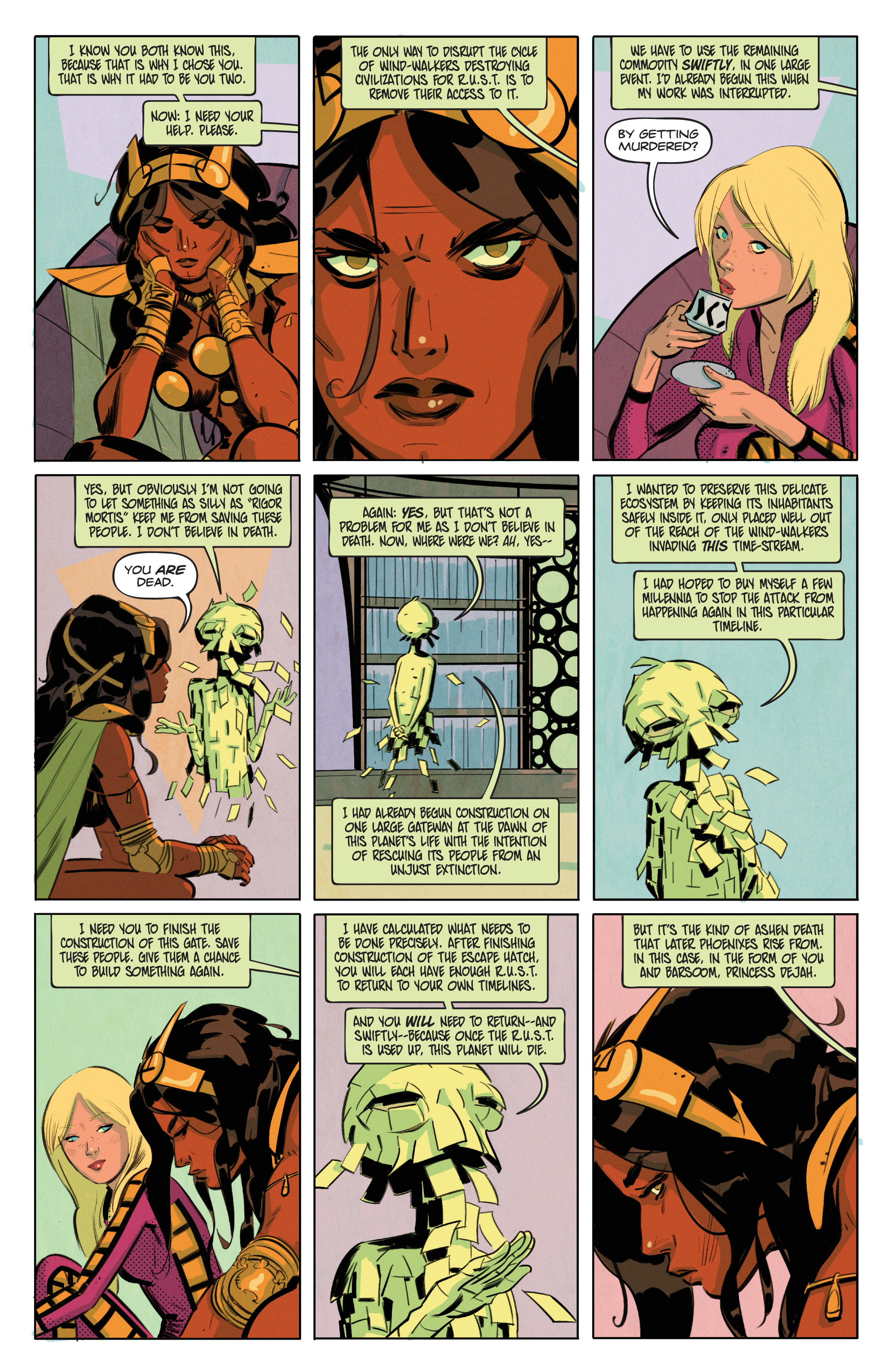 Read online Barbarella/Dejah Thoris comic -  Issue #4 - 10