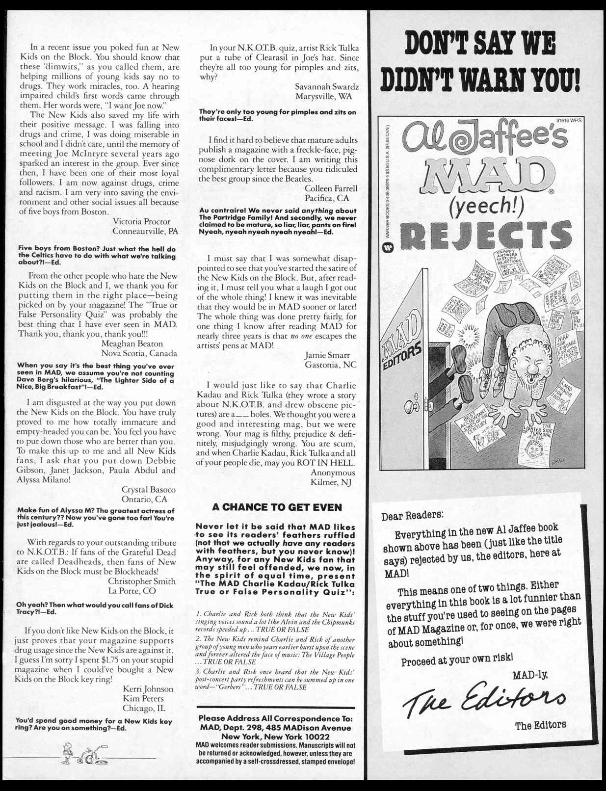 Read online MAD comic -  Issue #298 - 5