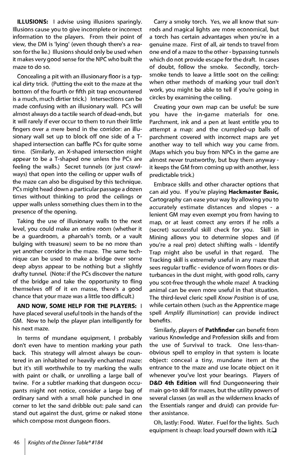 Read online Knights of the Dinner Table comic -  Issue #184 - 48