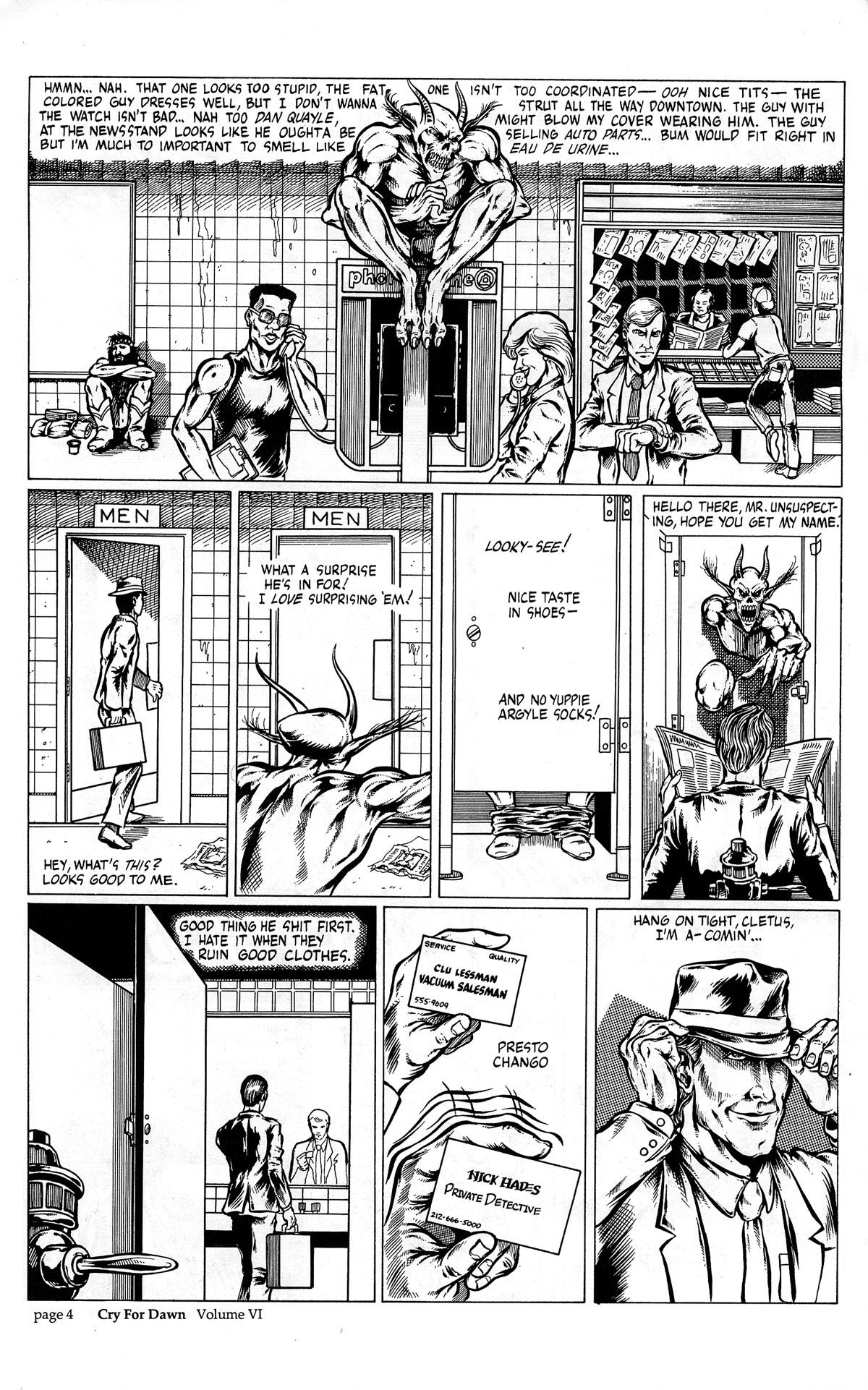 Read online Cry for Dawn comic -  Issue #6 - 6