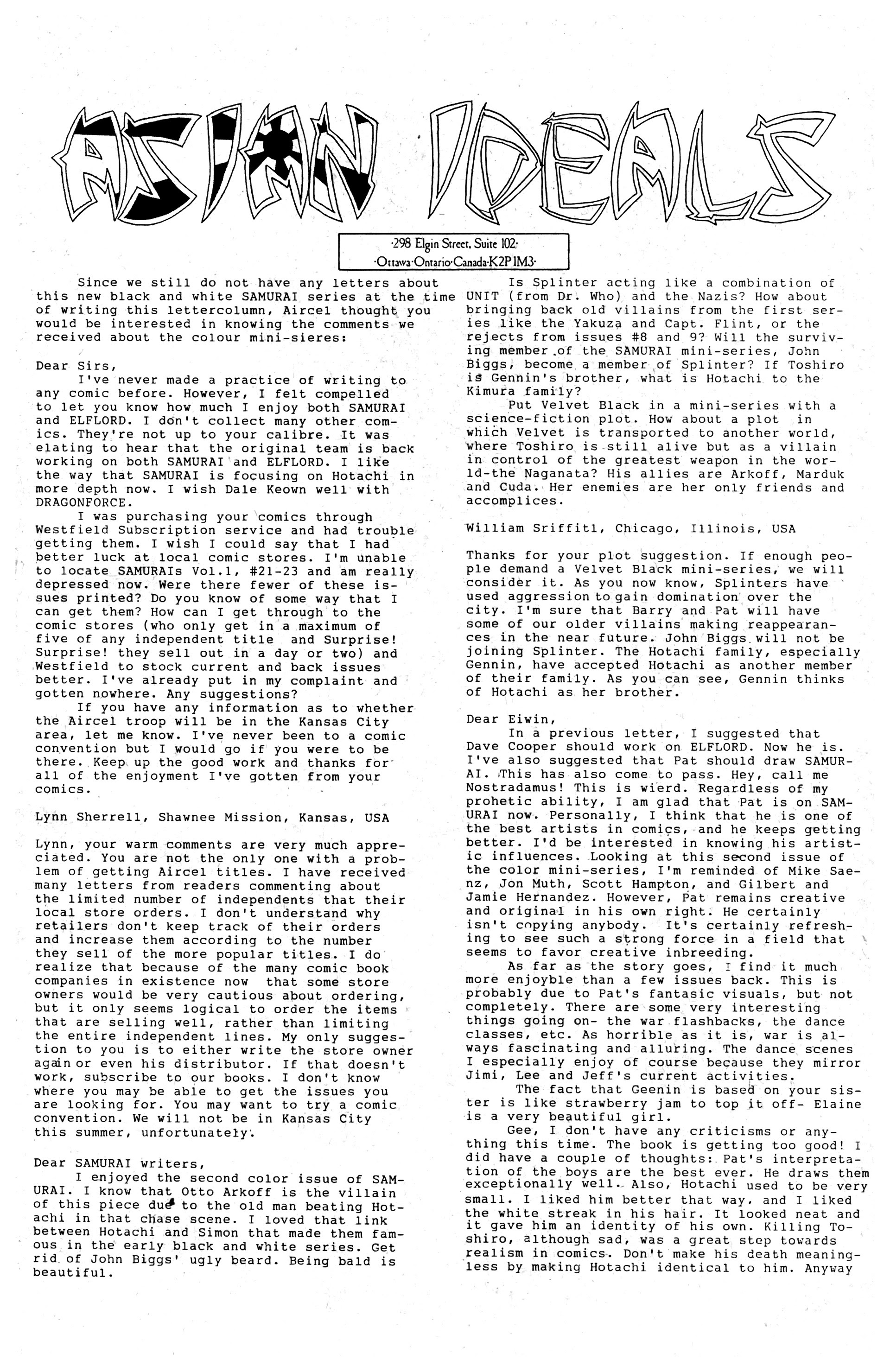 Read online Samurai (1988) comic -  Issue #1 - 32