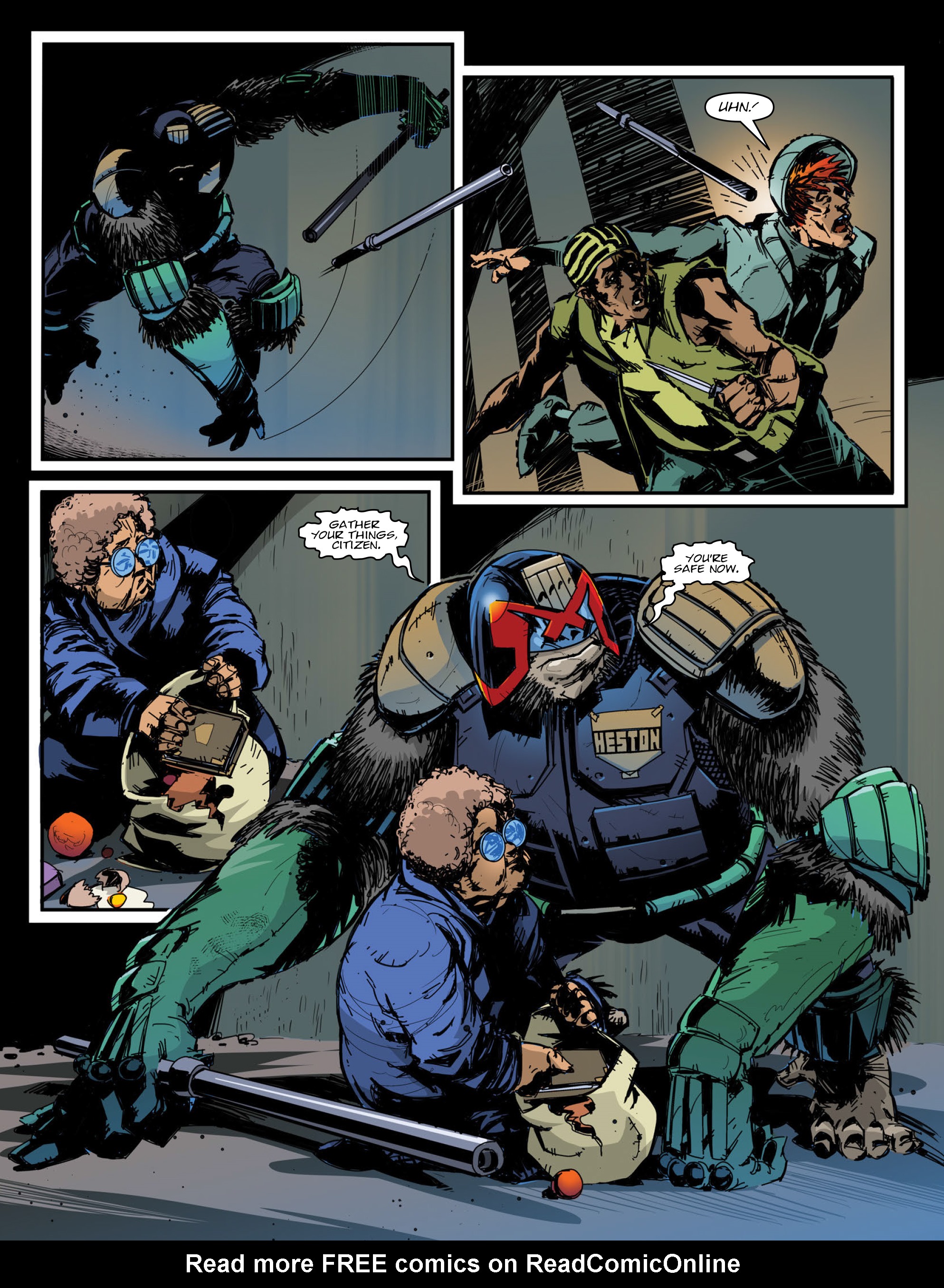 Read online Judge Dredd Megazine (Vol. 5) comic -  Issue #376 - 7